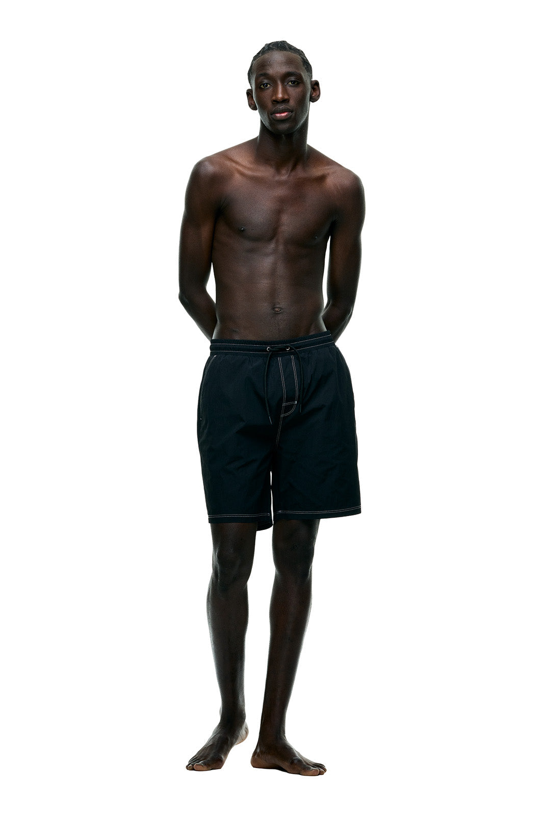 6PM+ SWIM SHORTS BLACK