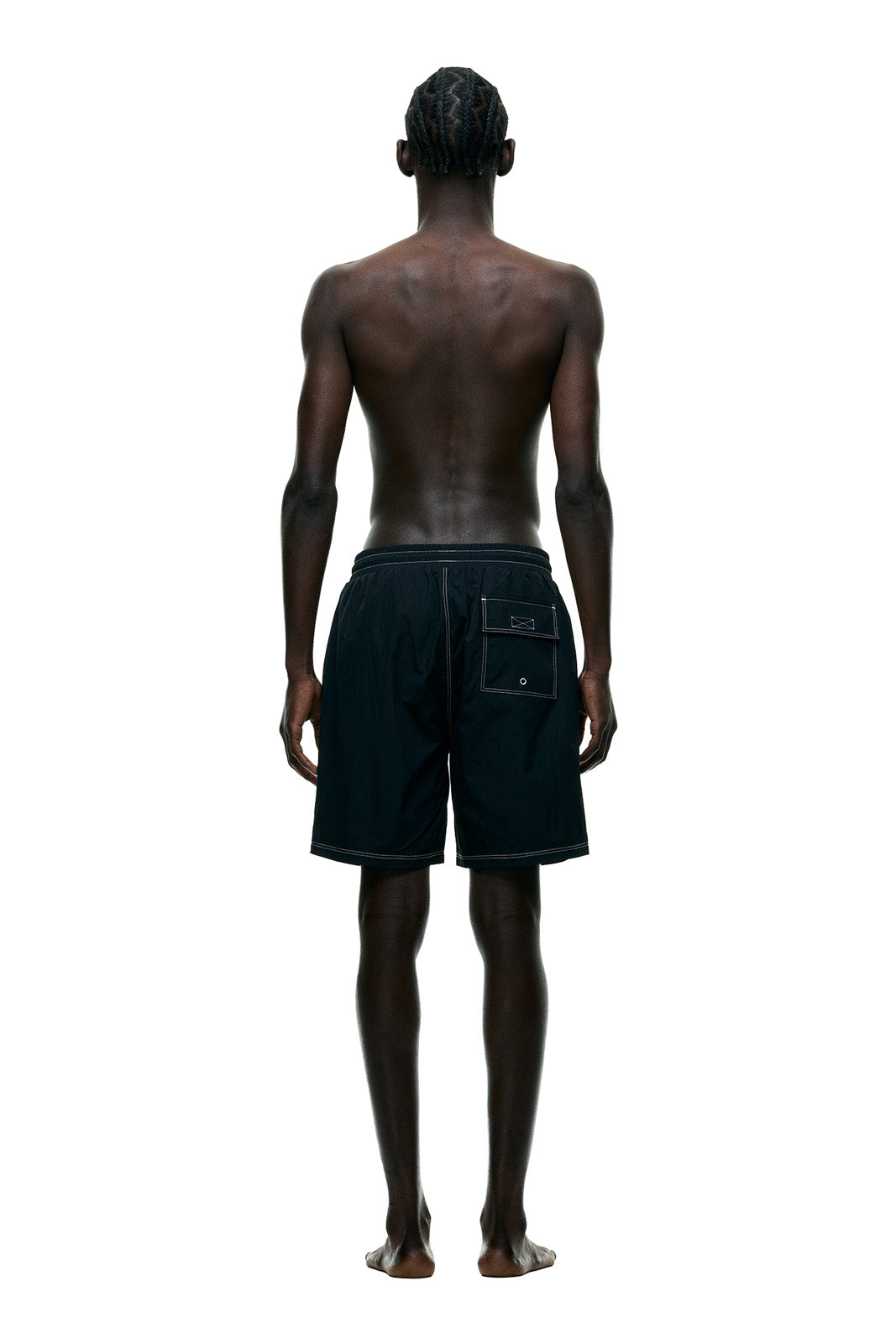 6PM+ SWIM SHORTS BLACK