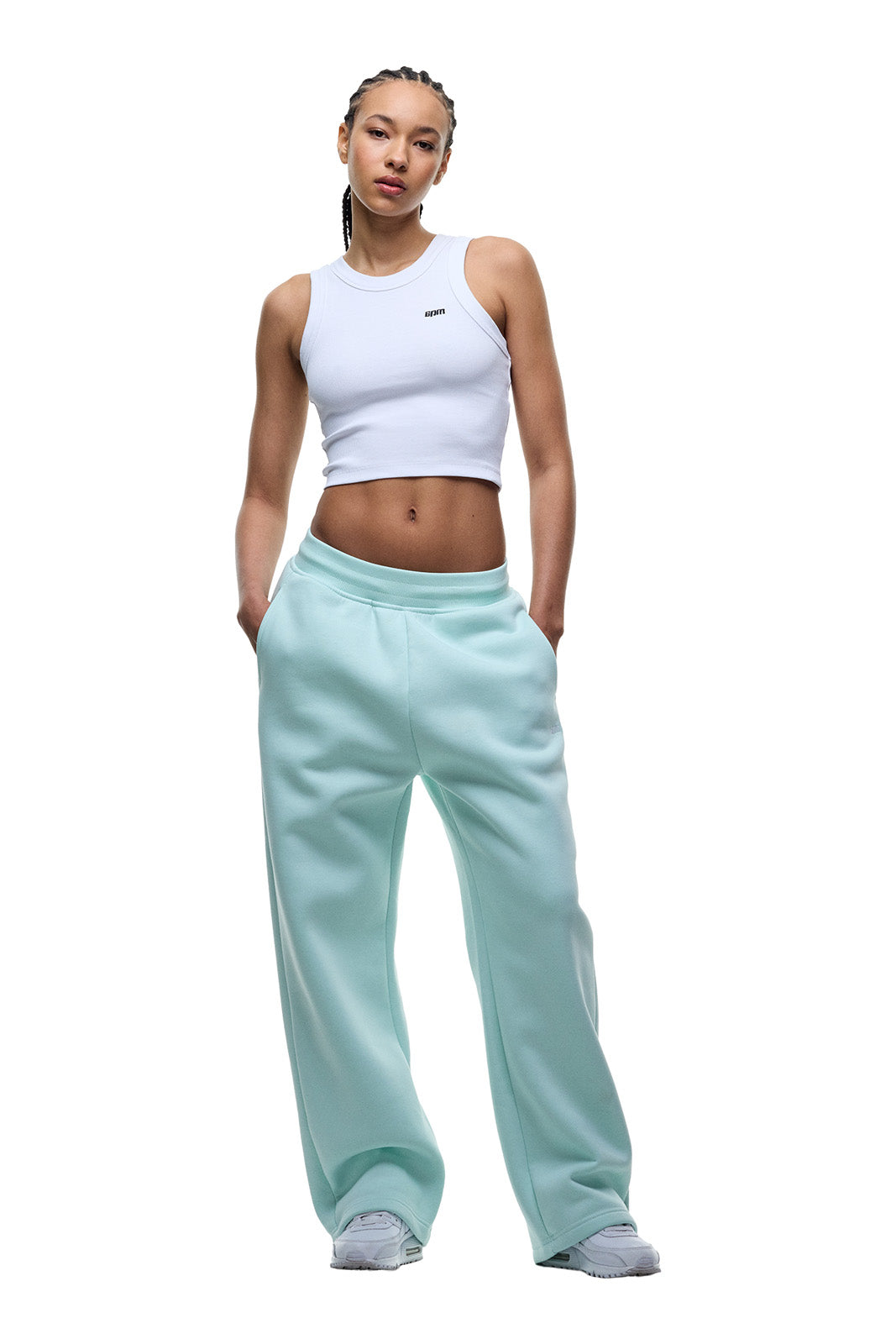 OPEN LEG JOGGER FRESH MINT