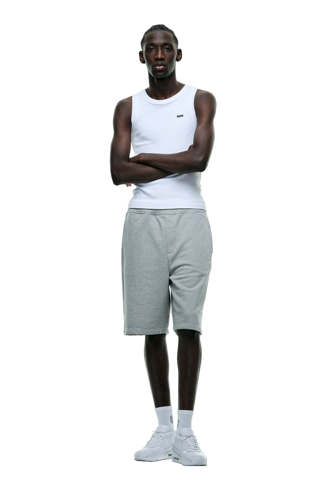 6PM+ SHORTS GREY MELANGE