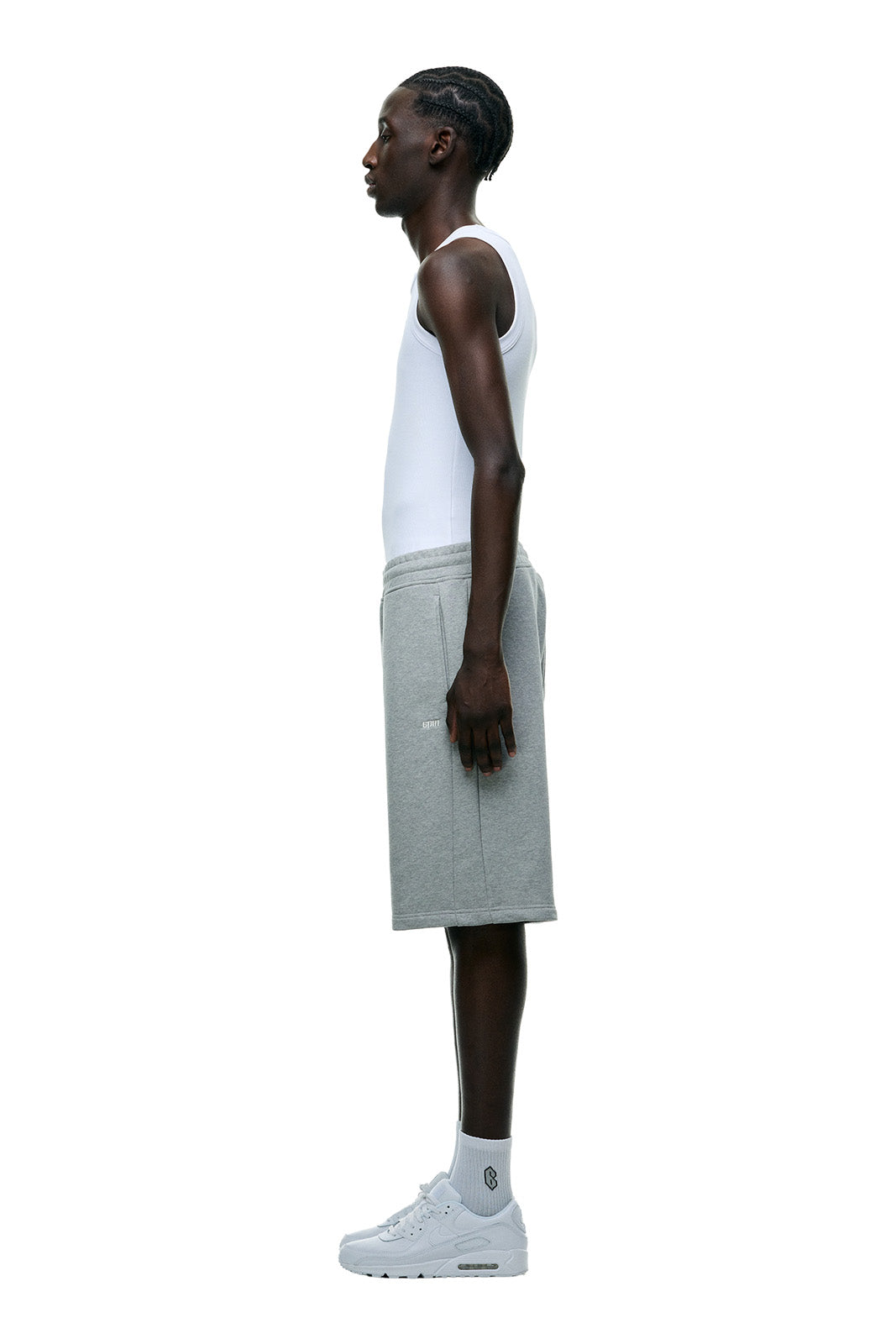 6PM+ SHORTS GREY MELANGE