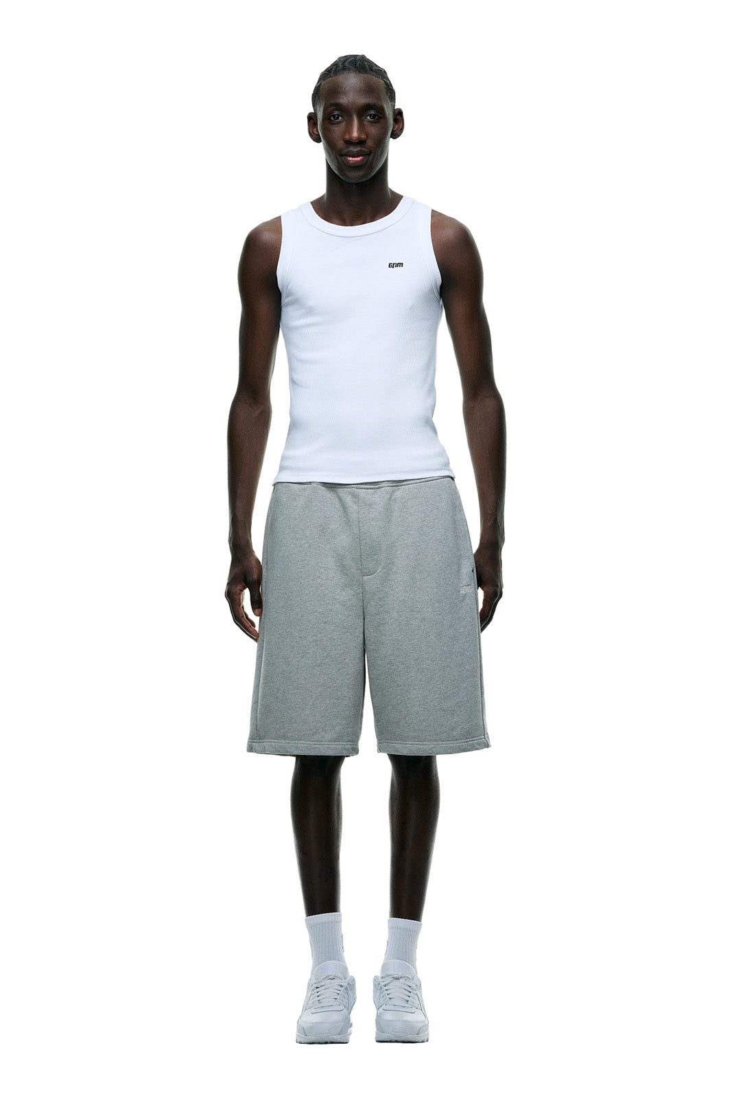 6PM+ SHORTS GREY MELANGE