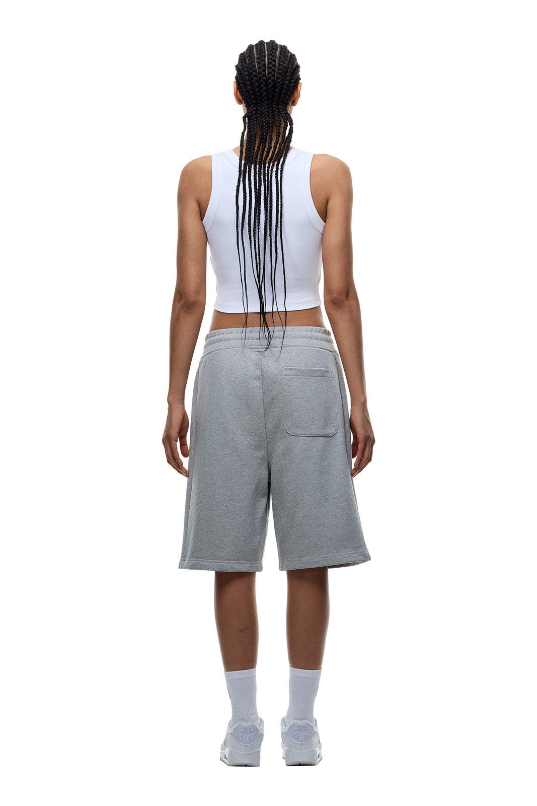 6PM+ SHORTS GREY MELANGE