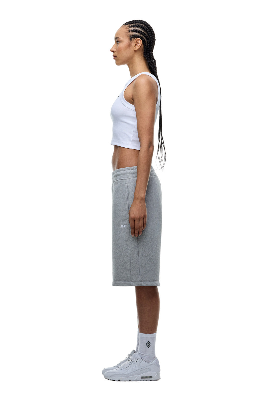 6PM+ SHORTS GREY MELANGE