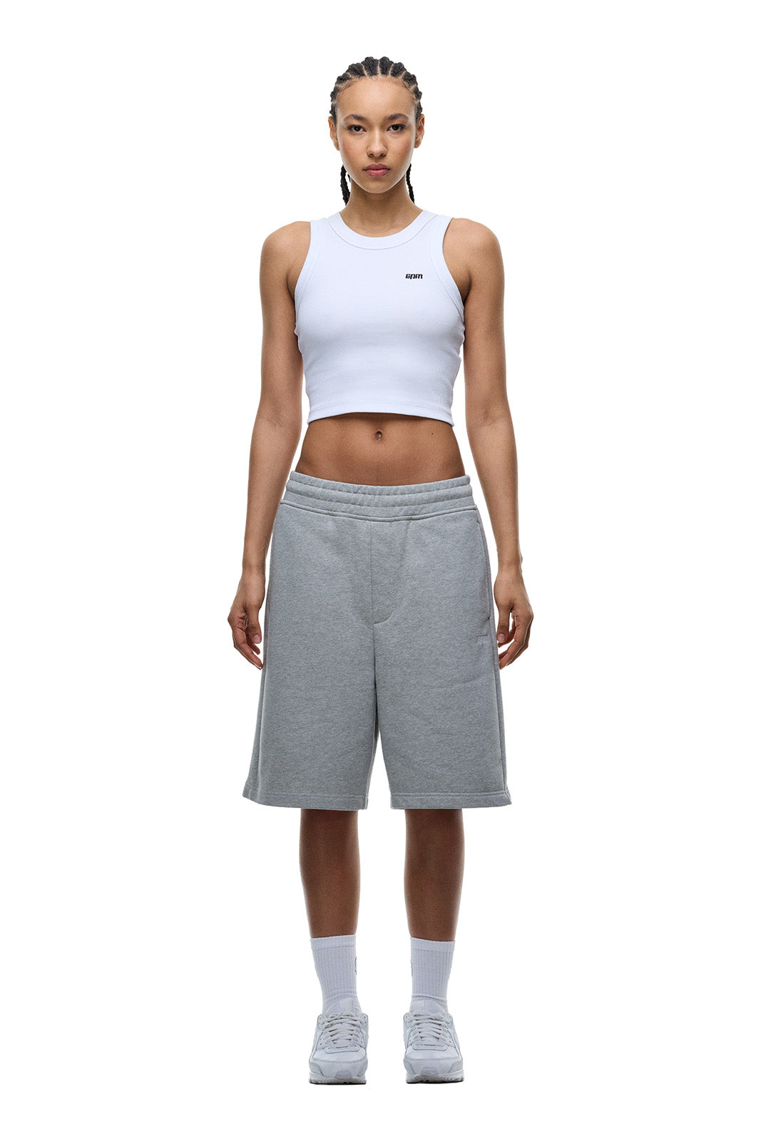 6PM+ SHORTS GREY MELANGE