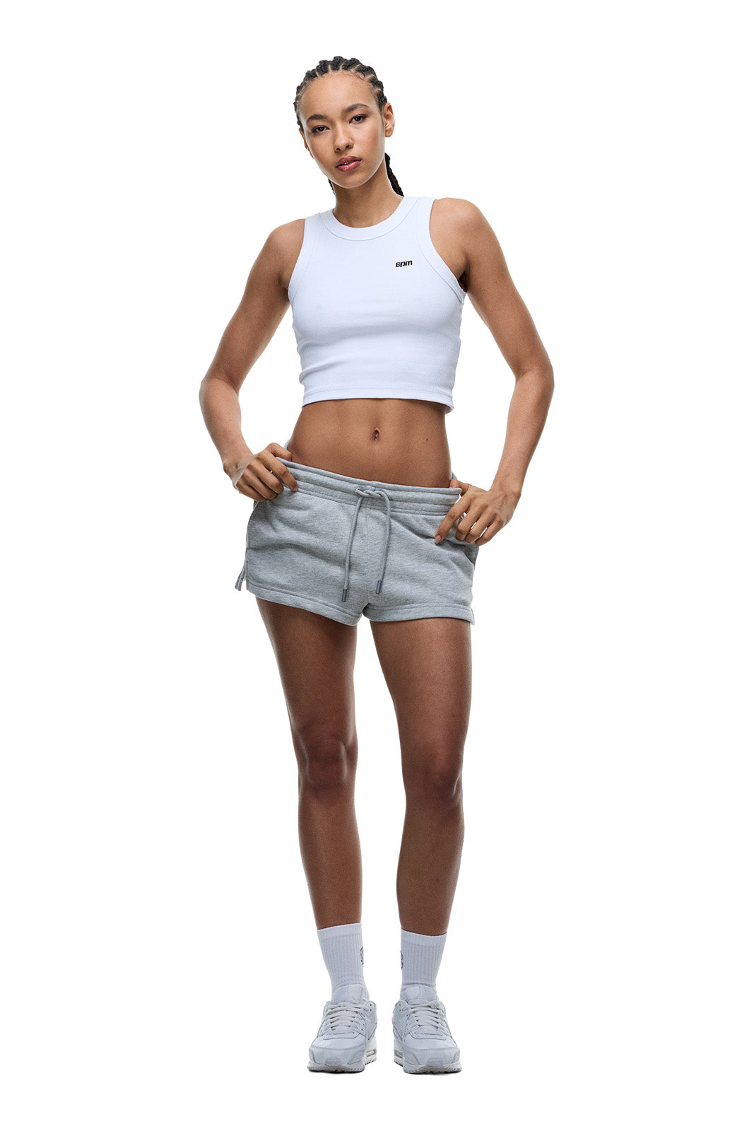 WMNS SHORTS GREY MELANGE