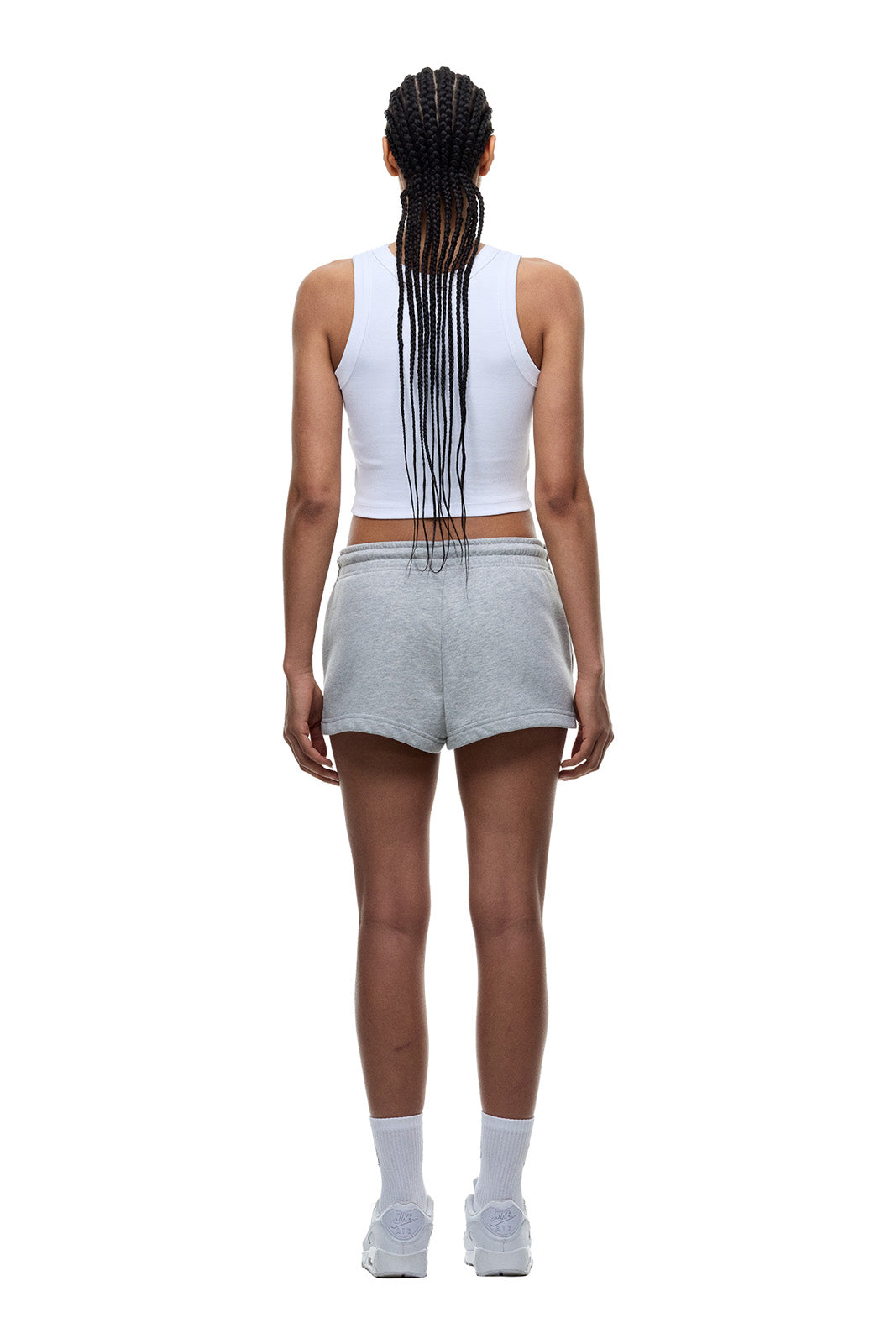 WMNS SHORTS GREY MELANGE