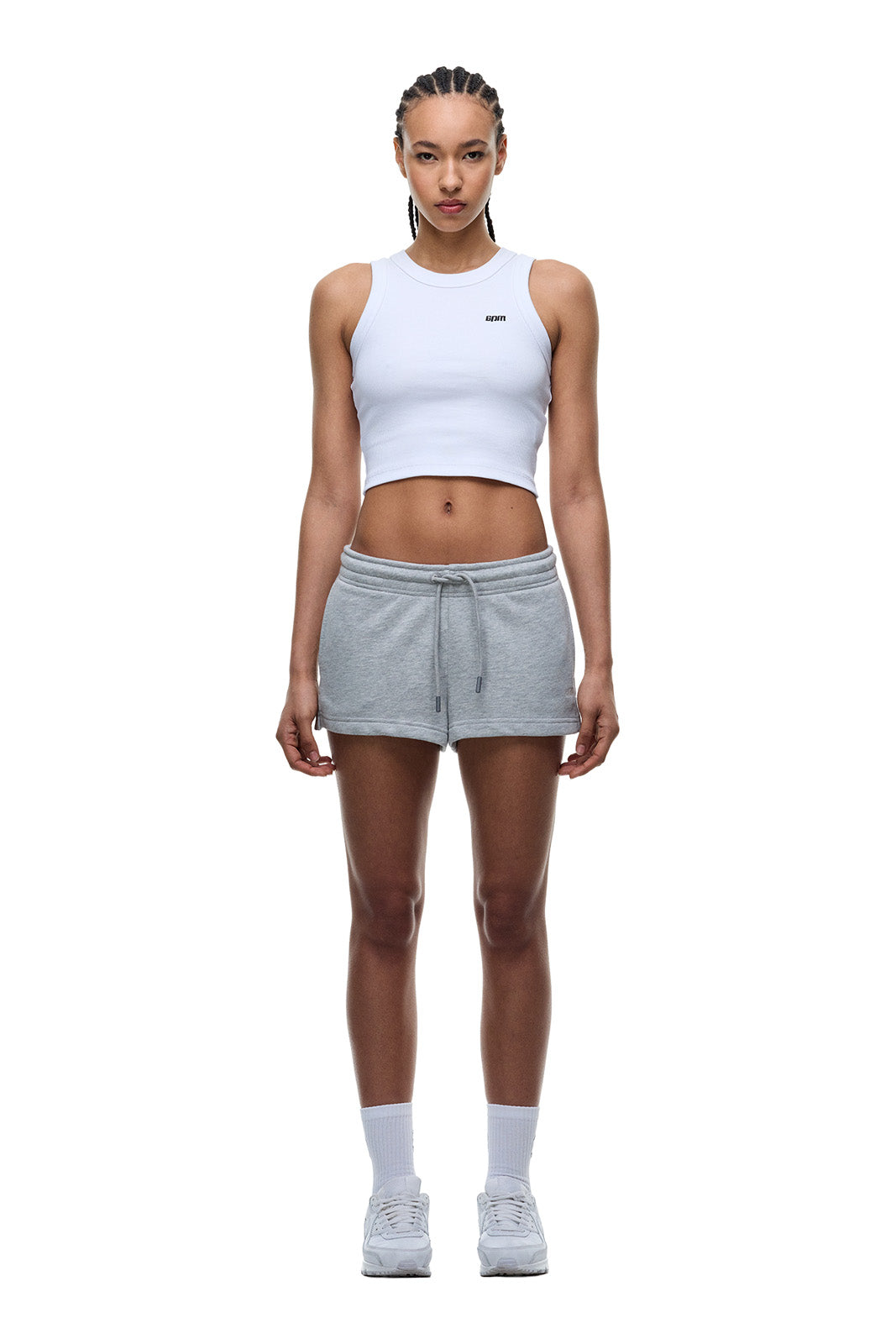 WMNS SHORTS GREY MELANGE