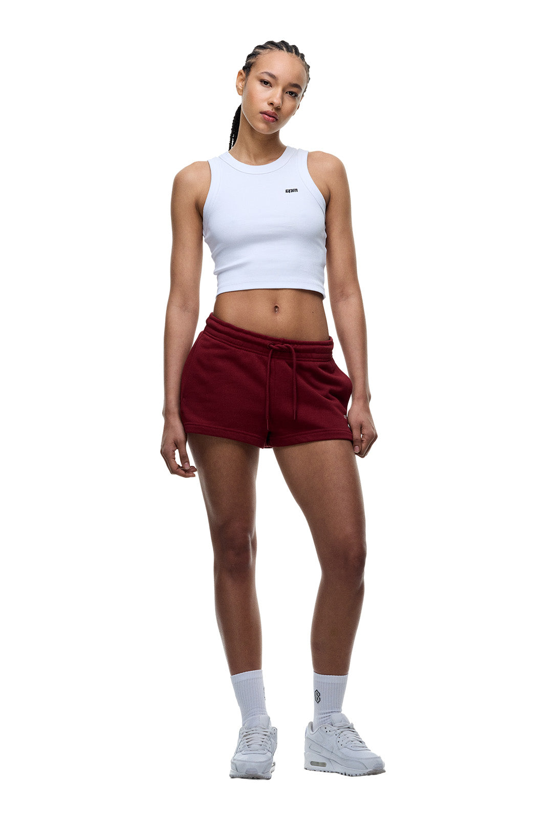 WMNS SHORTS WINE RED