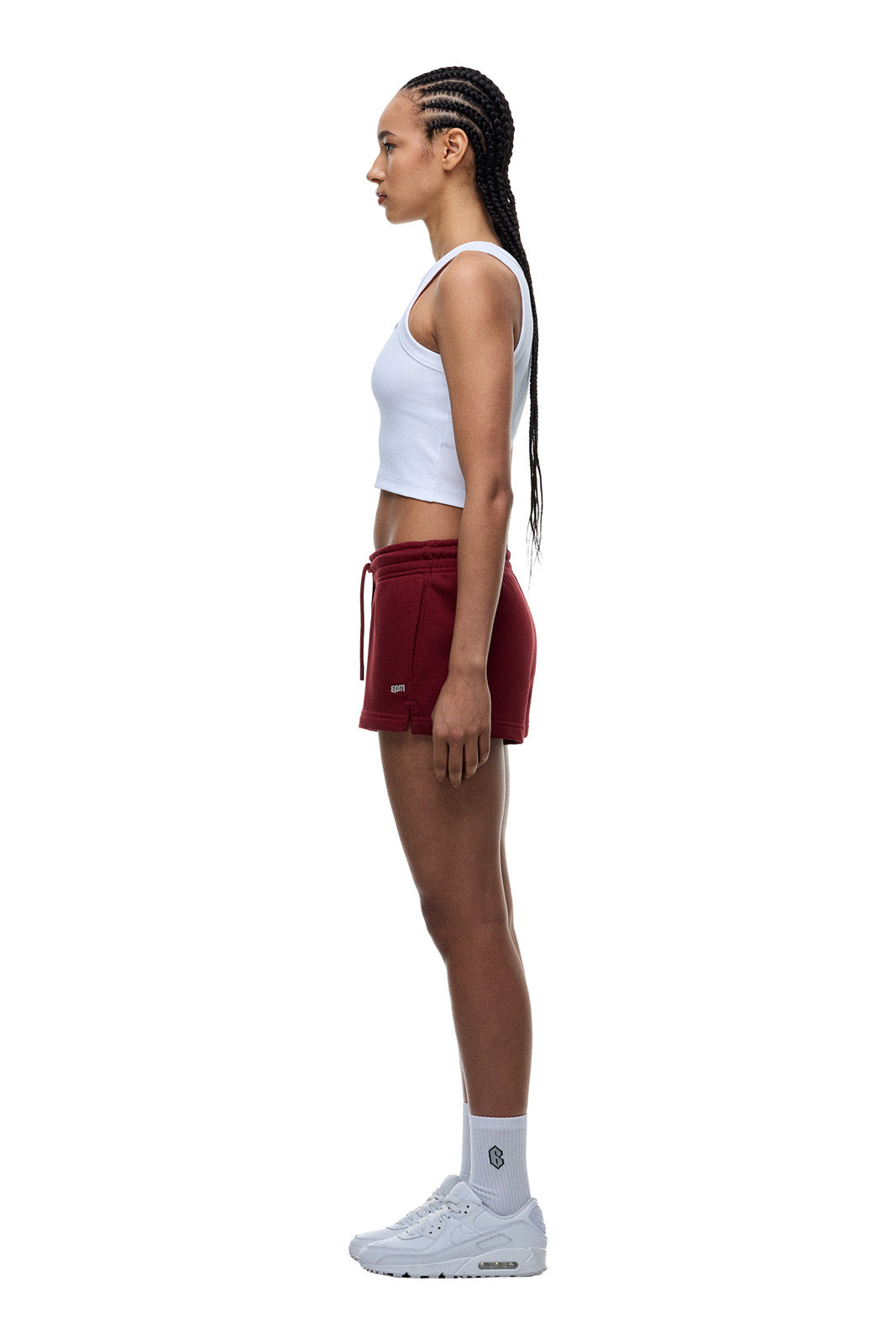 WMNS SHORTS WINE RED