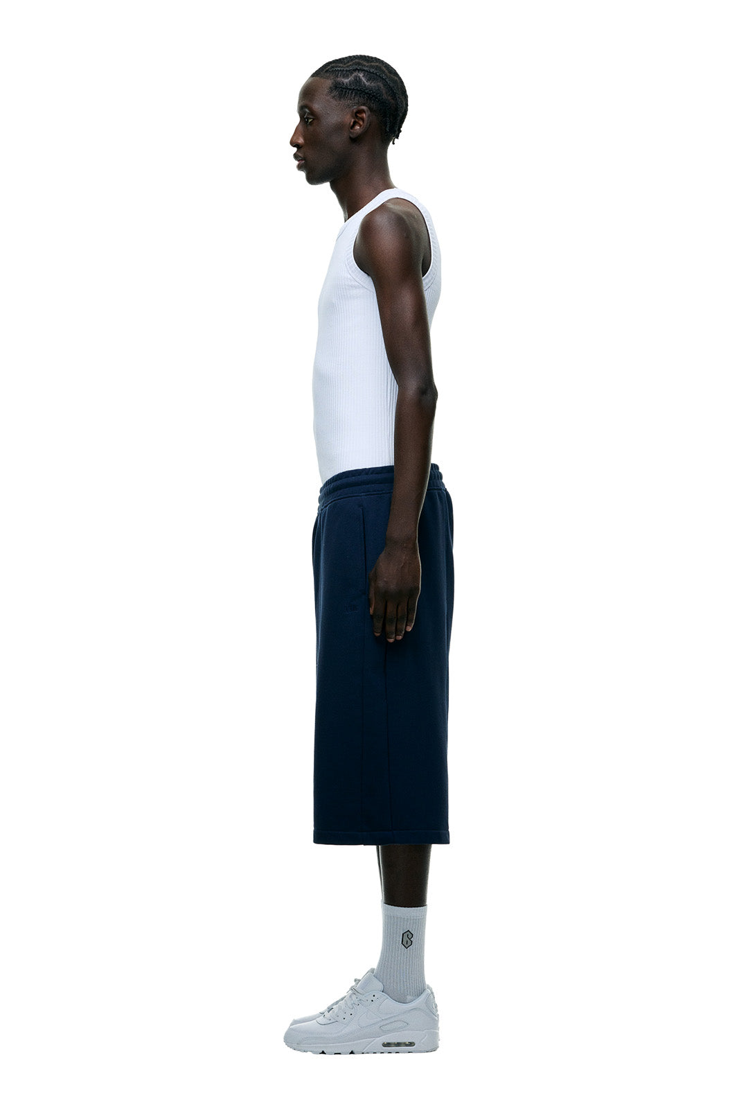 6PM+ LONG SHORTS NAVY