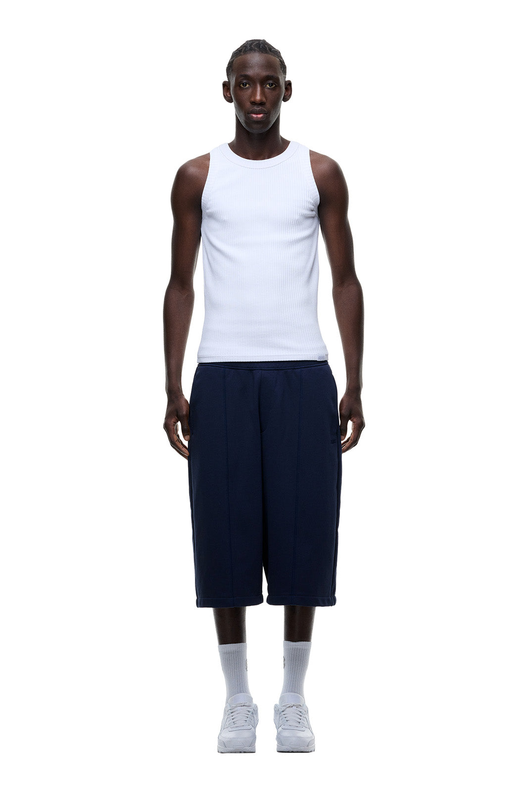 6PM+ LONG SHORTS NAVY