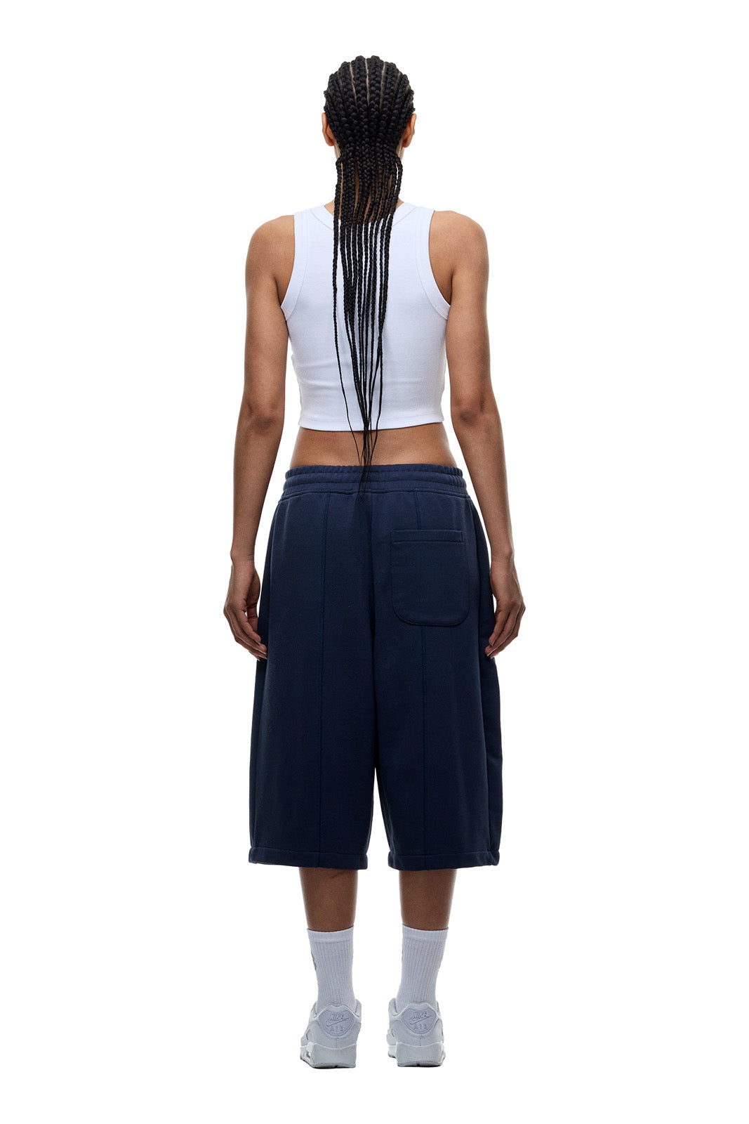6PM+ LONG SHORTS NAVY