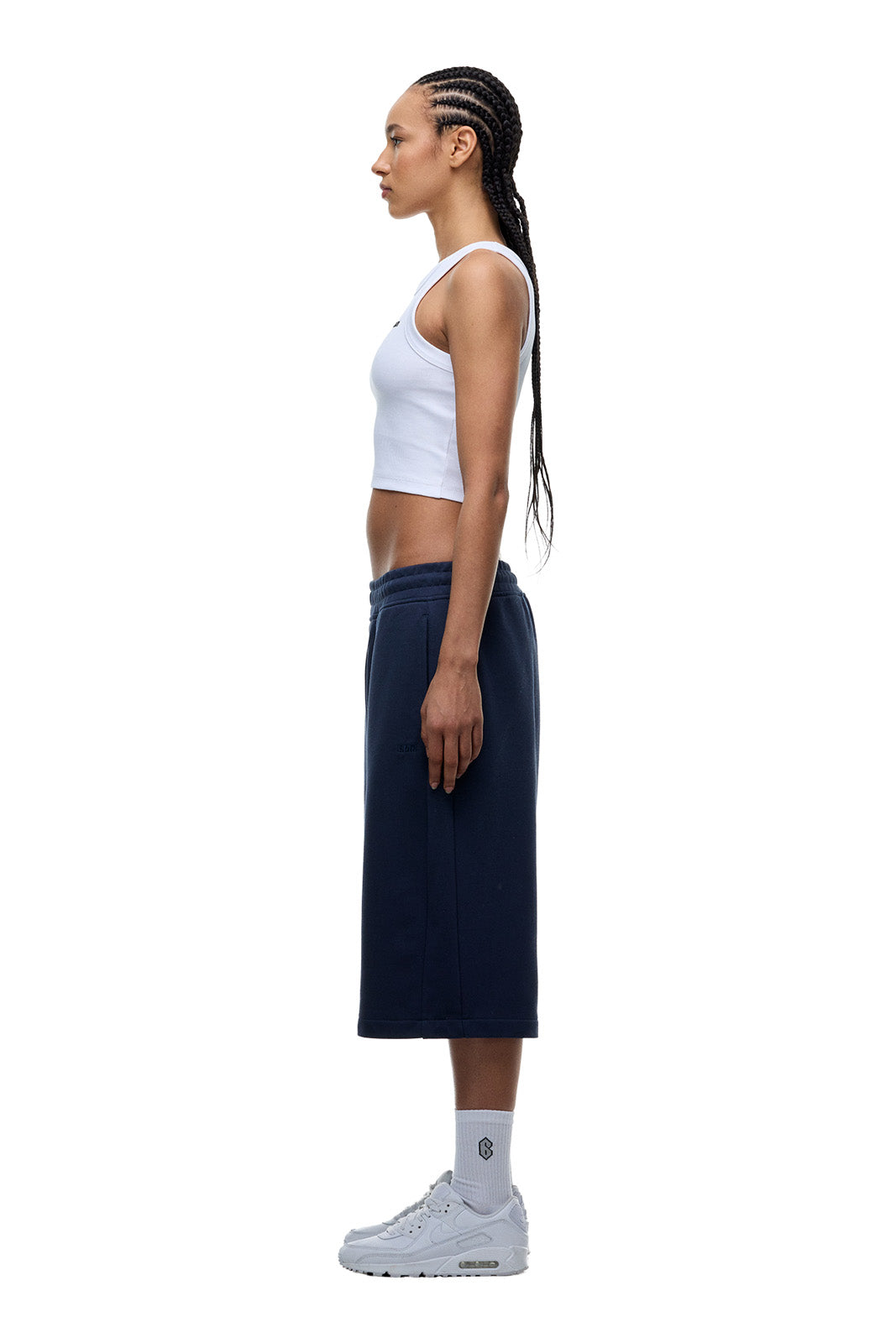 6PM+ LONG SHORTS NAVY