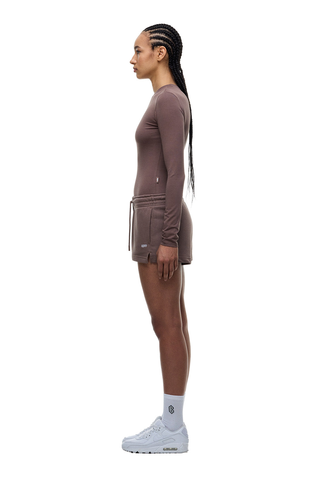 WMNS LONGSLEEVE STONE BROWN