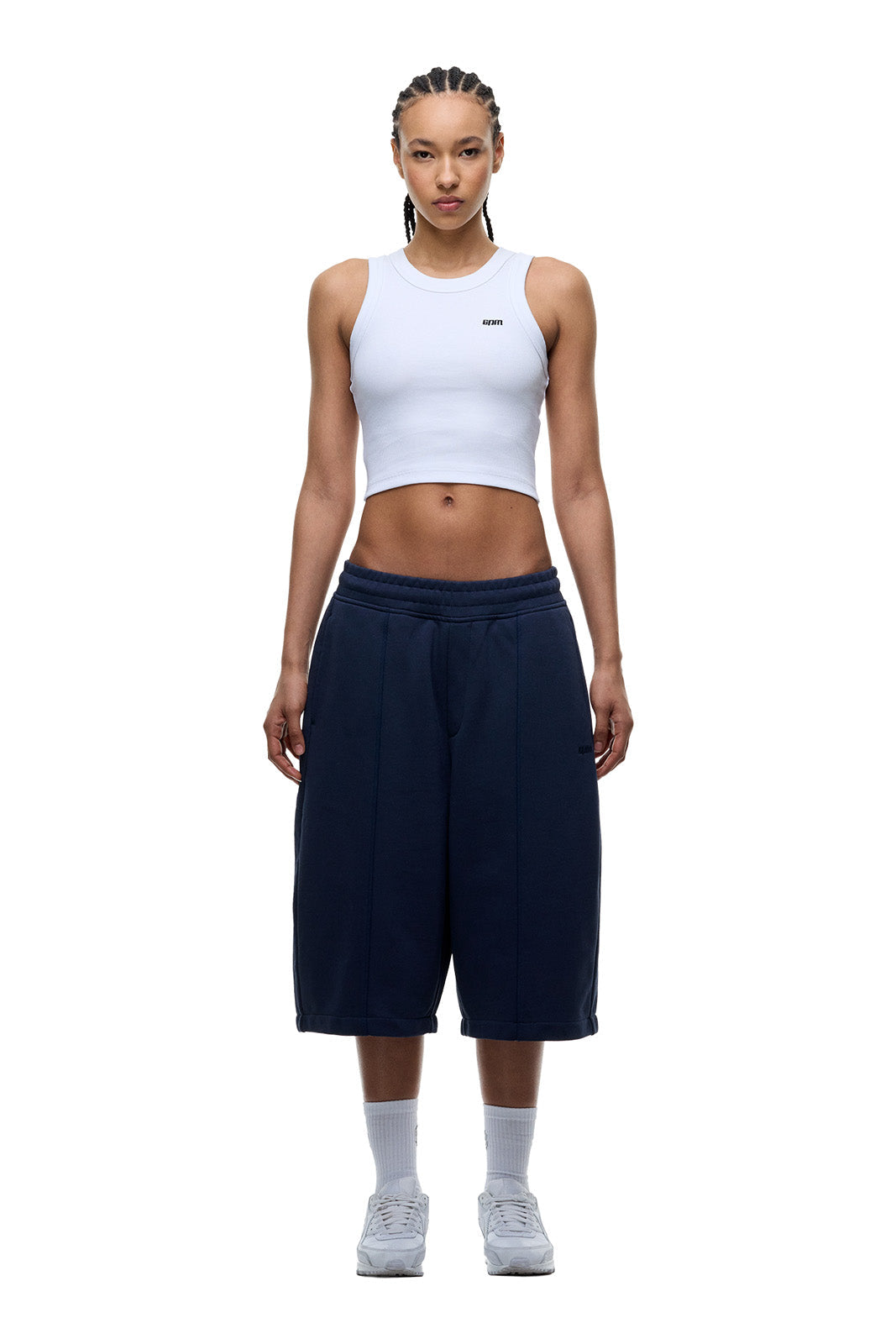 6PM+ LONG SHORTS NAVY