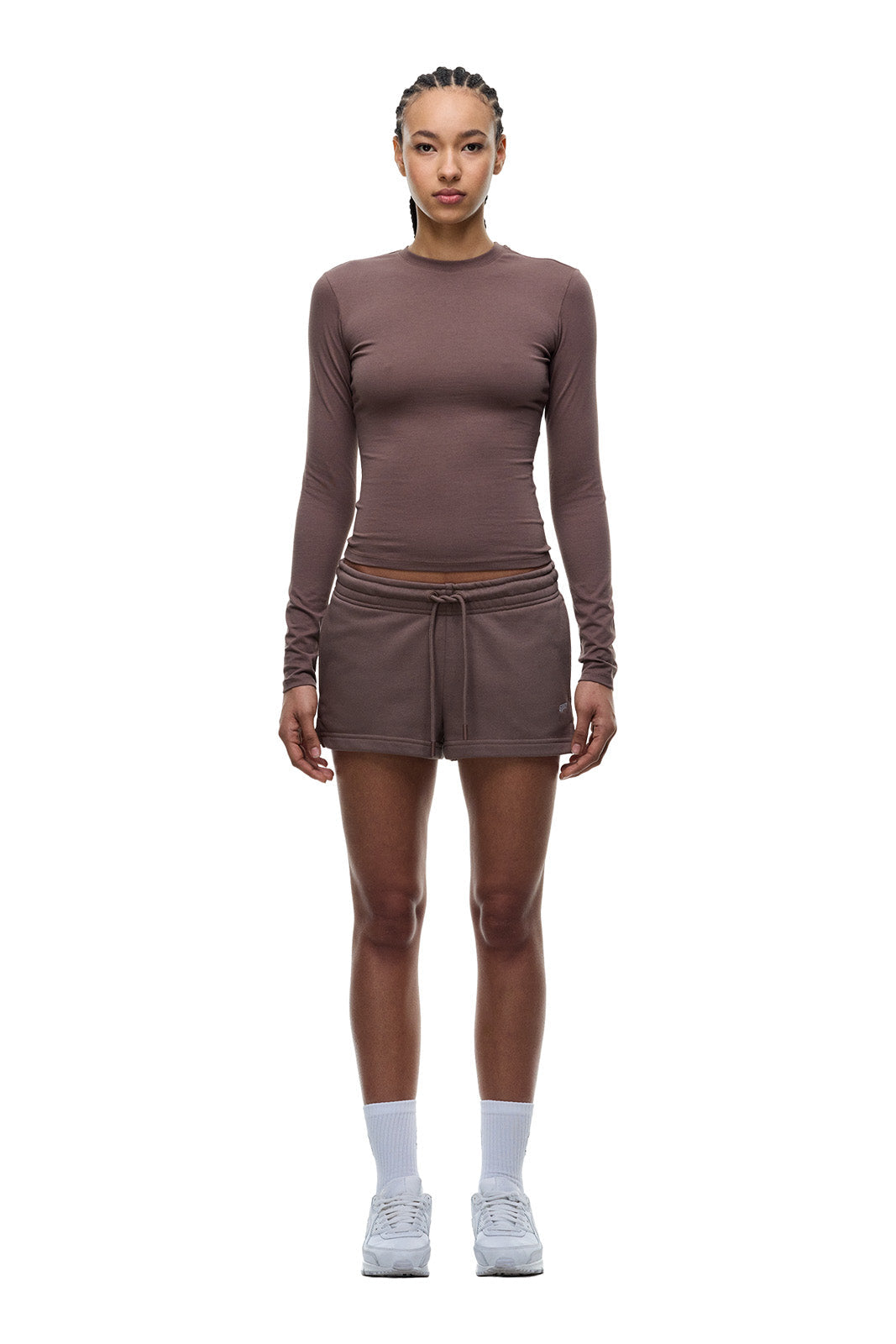 WMNS LONGSLEEVE STONE BROWN