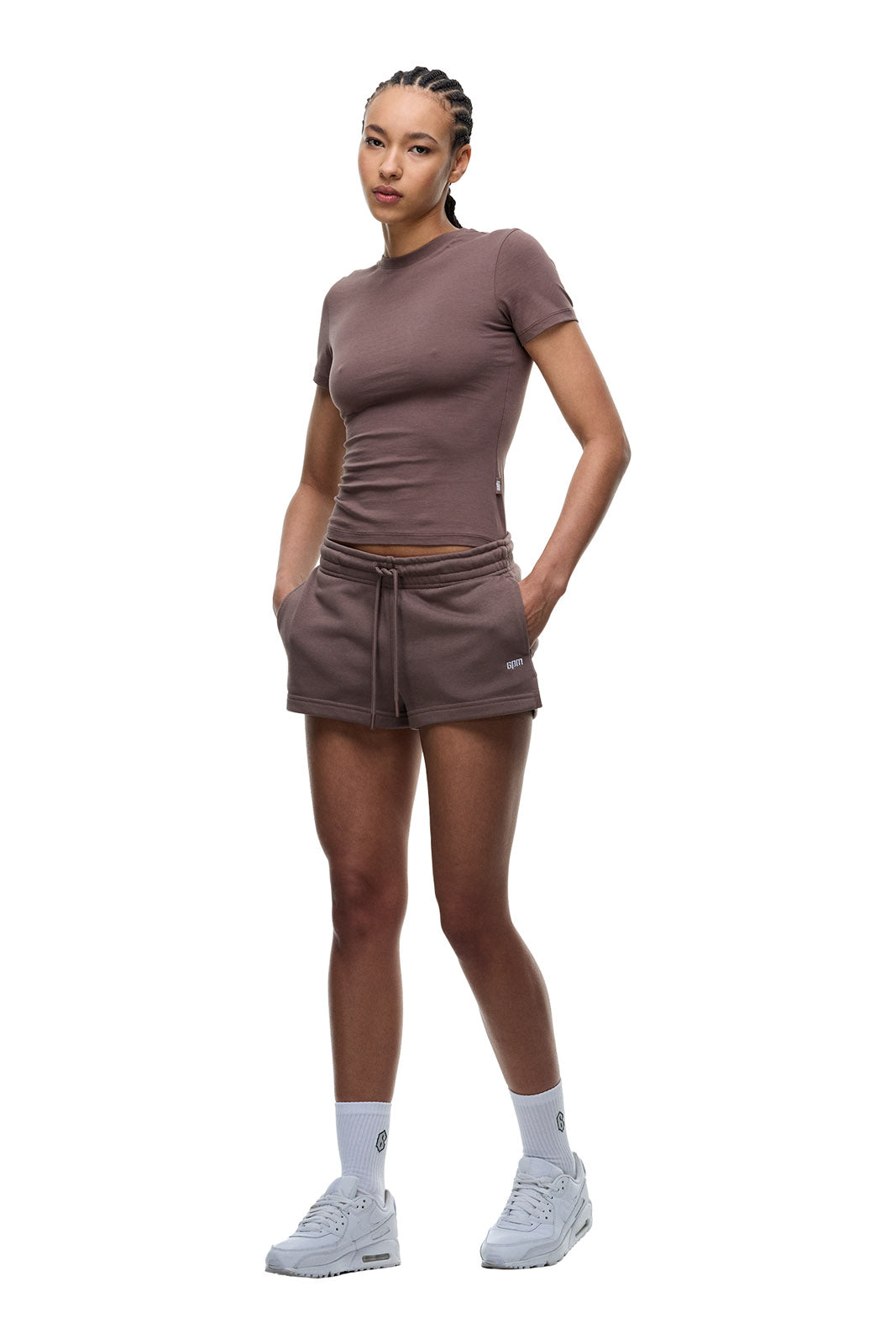 WMNS T-SHIRT STONE BROWN