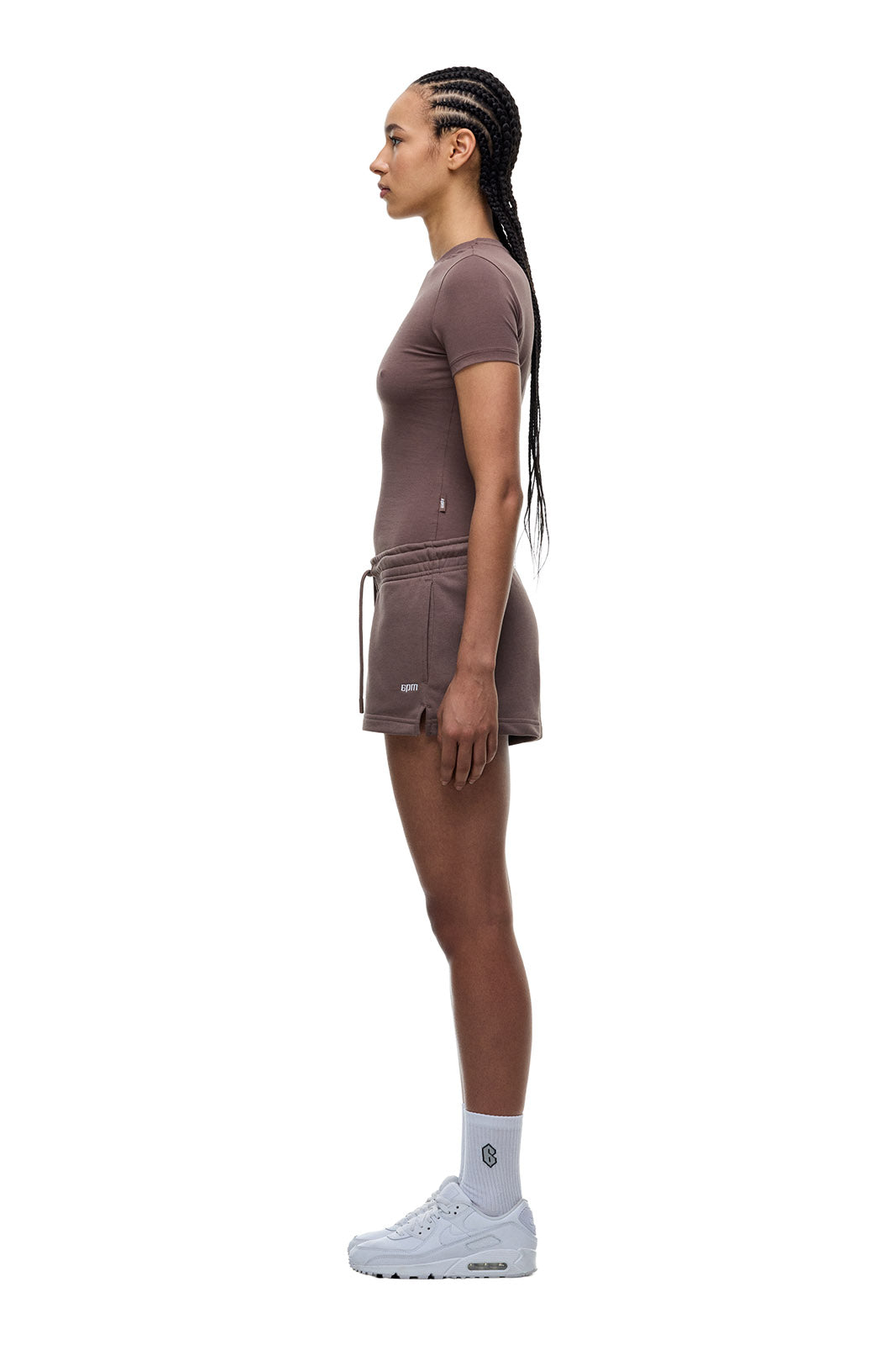 WMNS T-SHIRT STONE BROWN