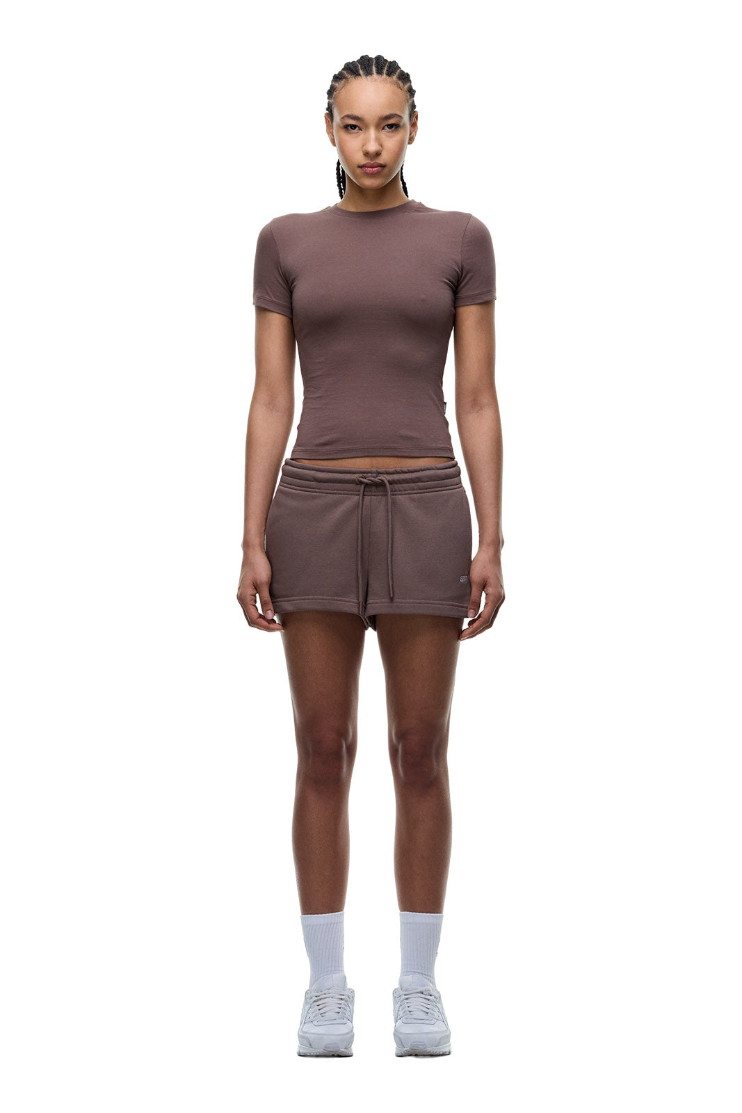 WMNS T-SHIRT STONE BROWN