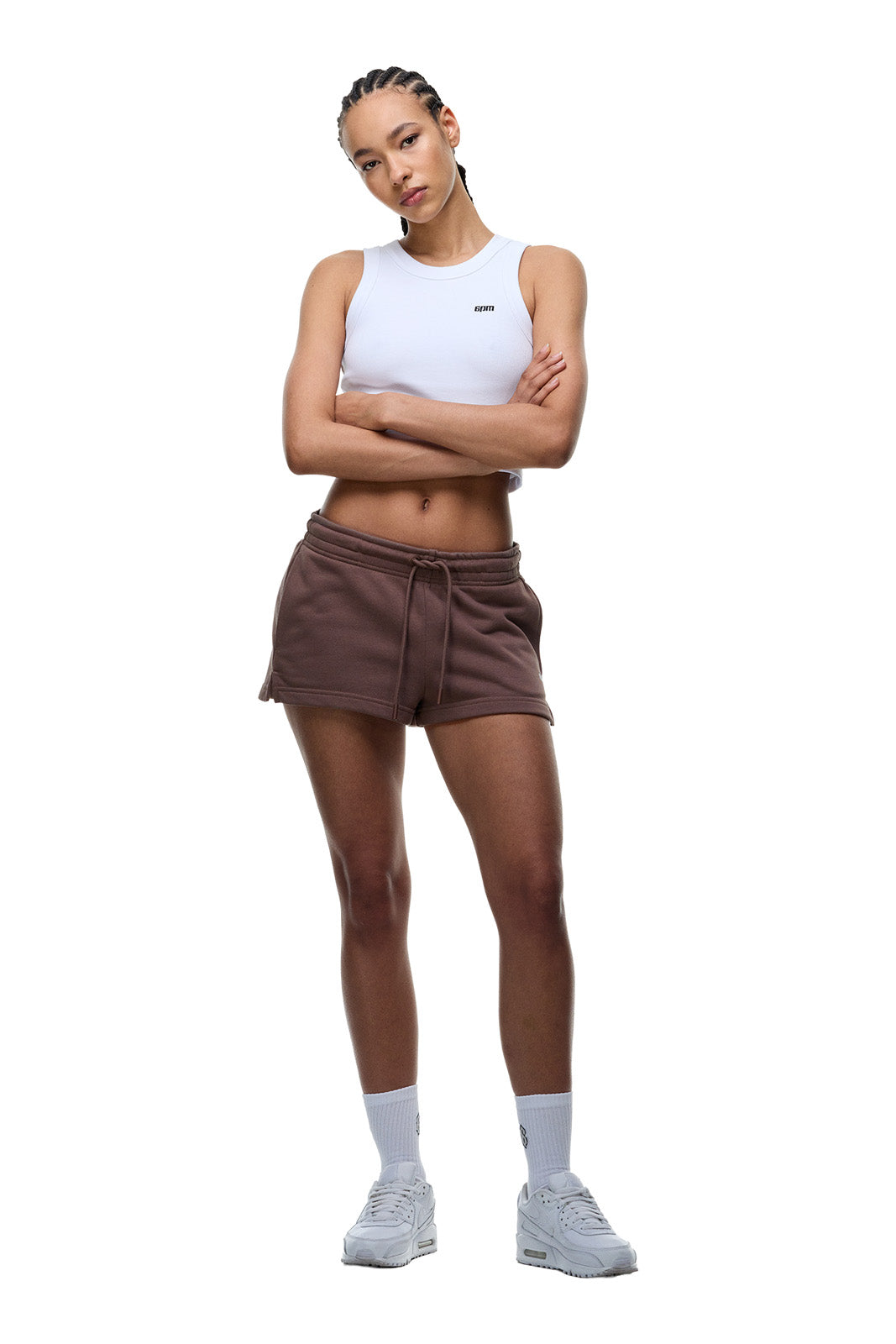 WMNS SHORTS STONE BROWN
