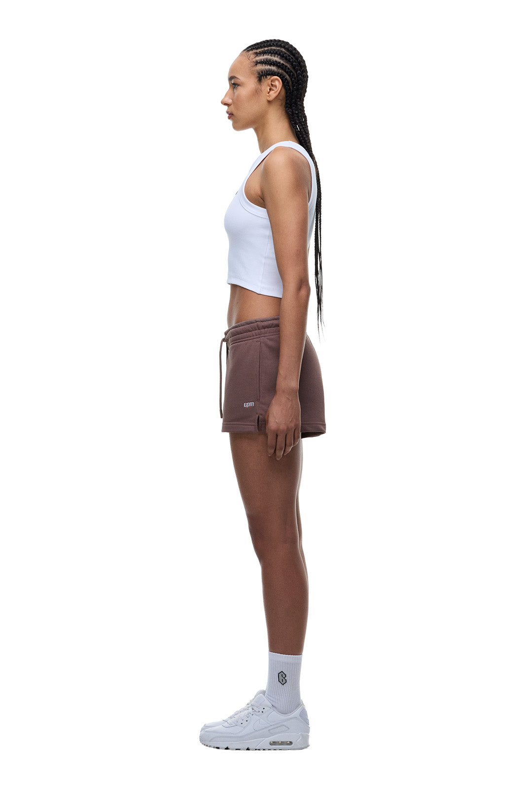 WMNS SHORTS STONE BROWN