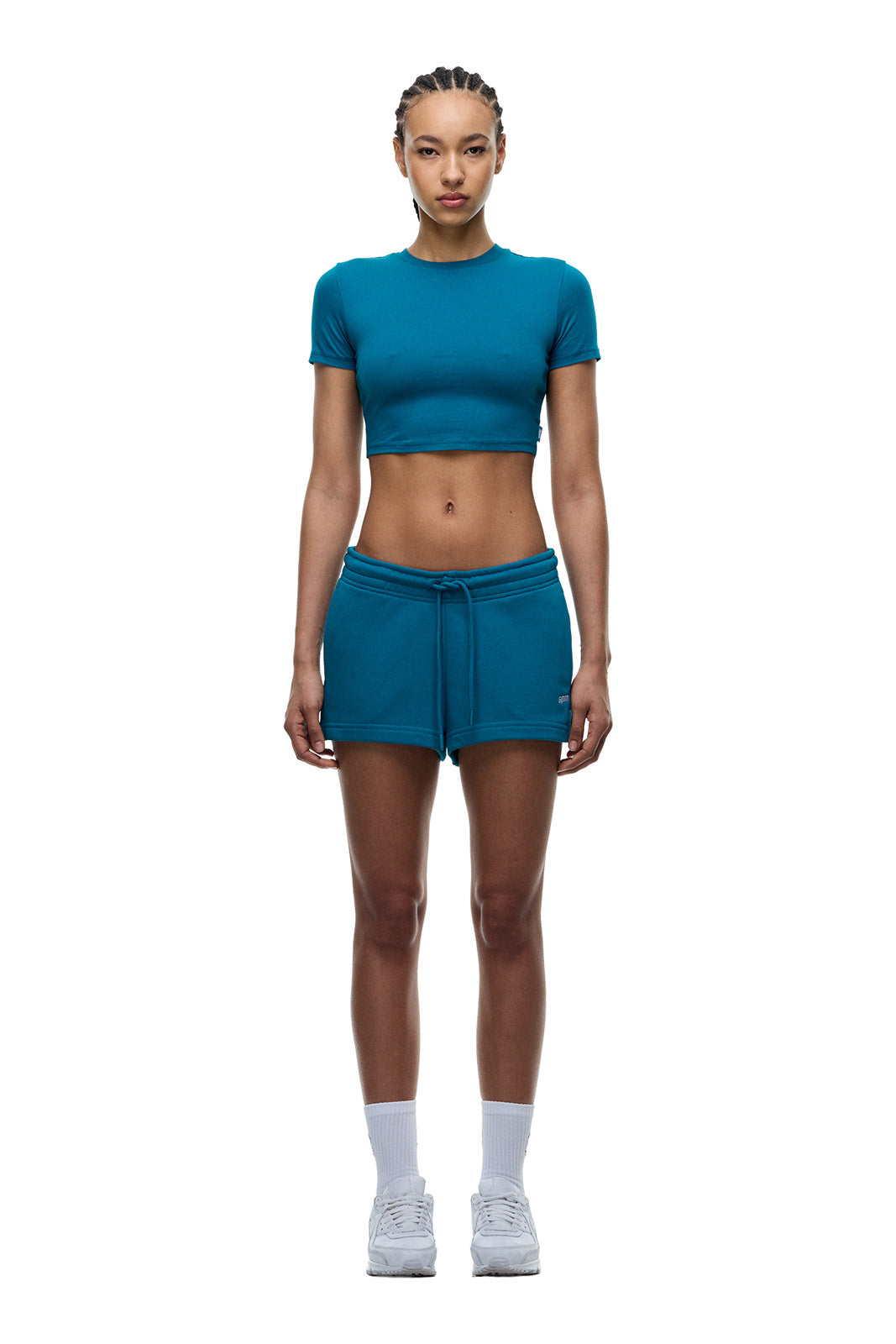 WMNS CROPPED T-SHIRT TEAL