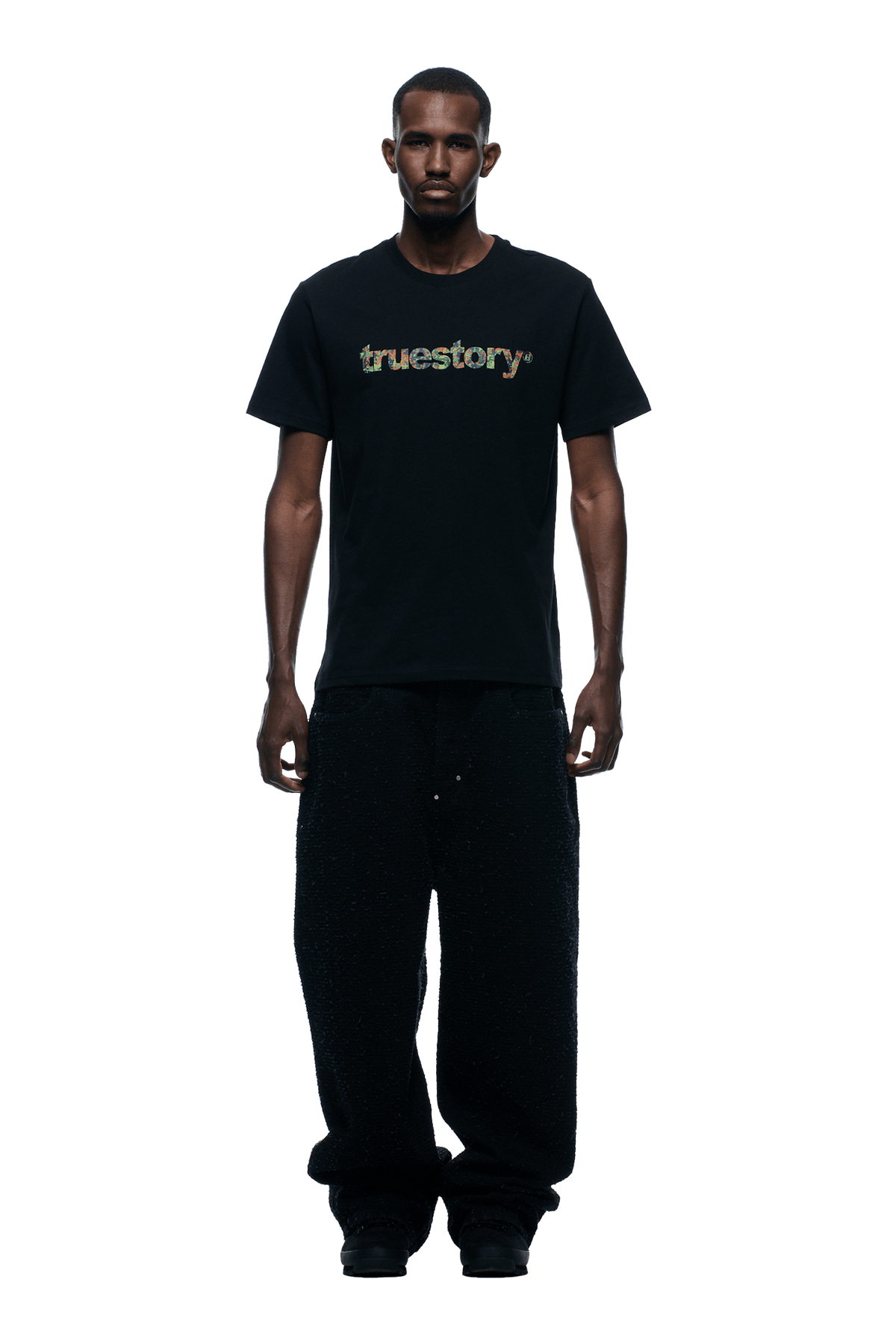 TRUE STORY T-SHIRT BLACK