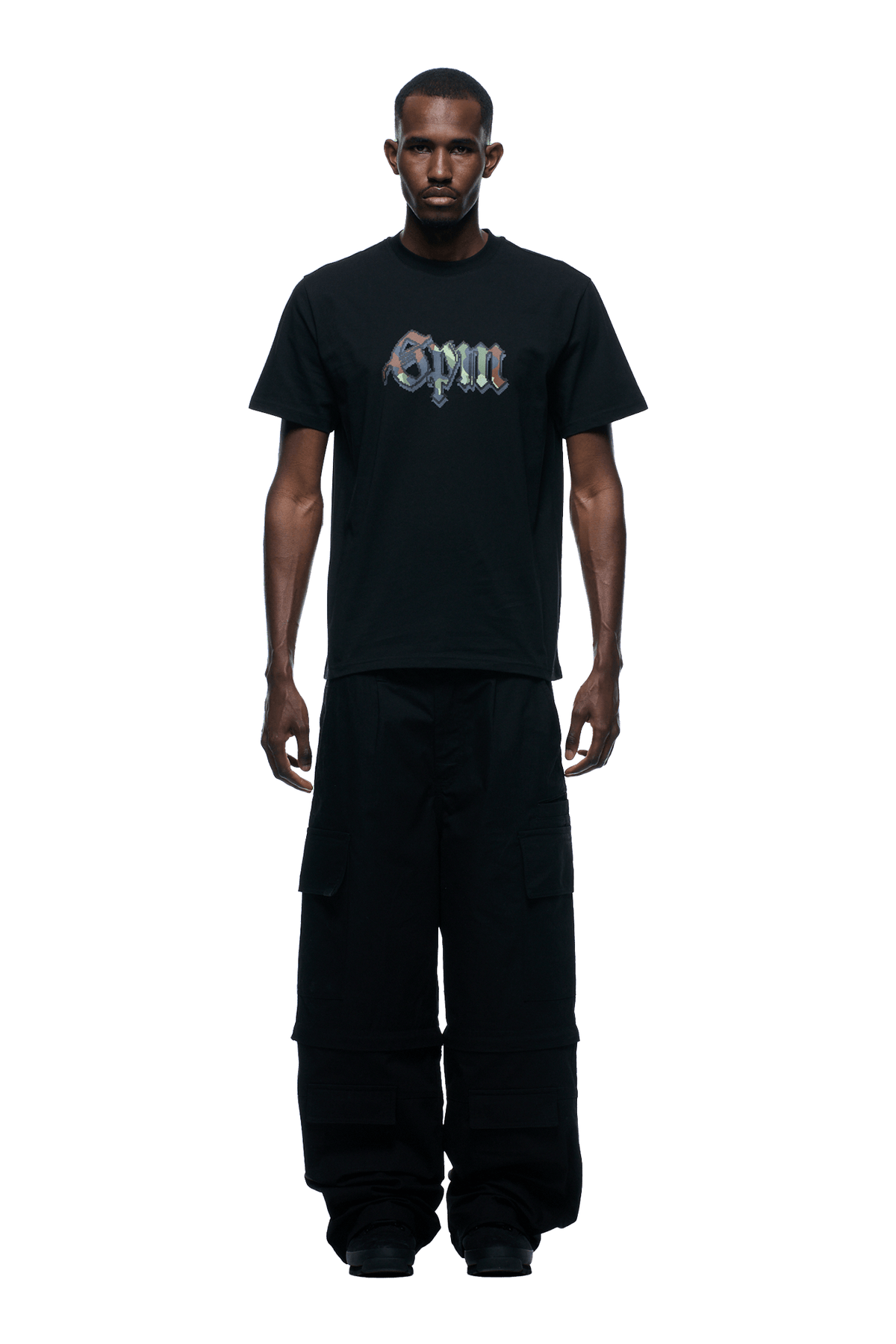 OLD ENGLISH CAMO TEE BLACK