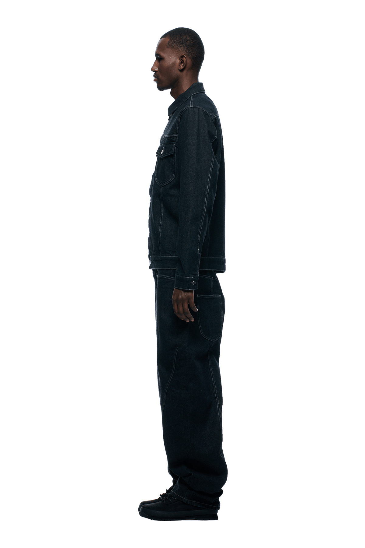 TYPE 6 DENIM JACKET BLACK RAW
