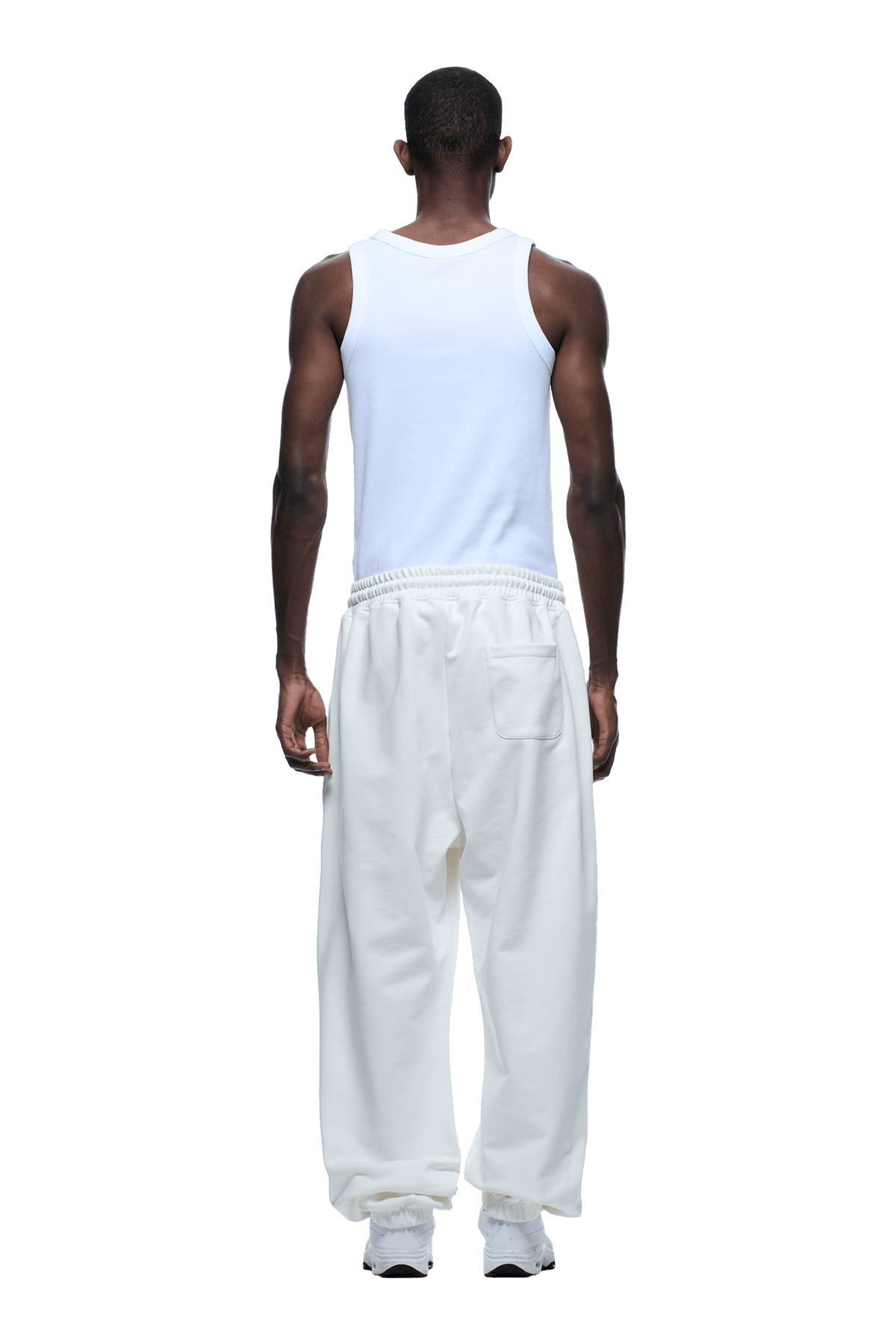 SUPER WIDE JOGGER COCONUT WHITE
