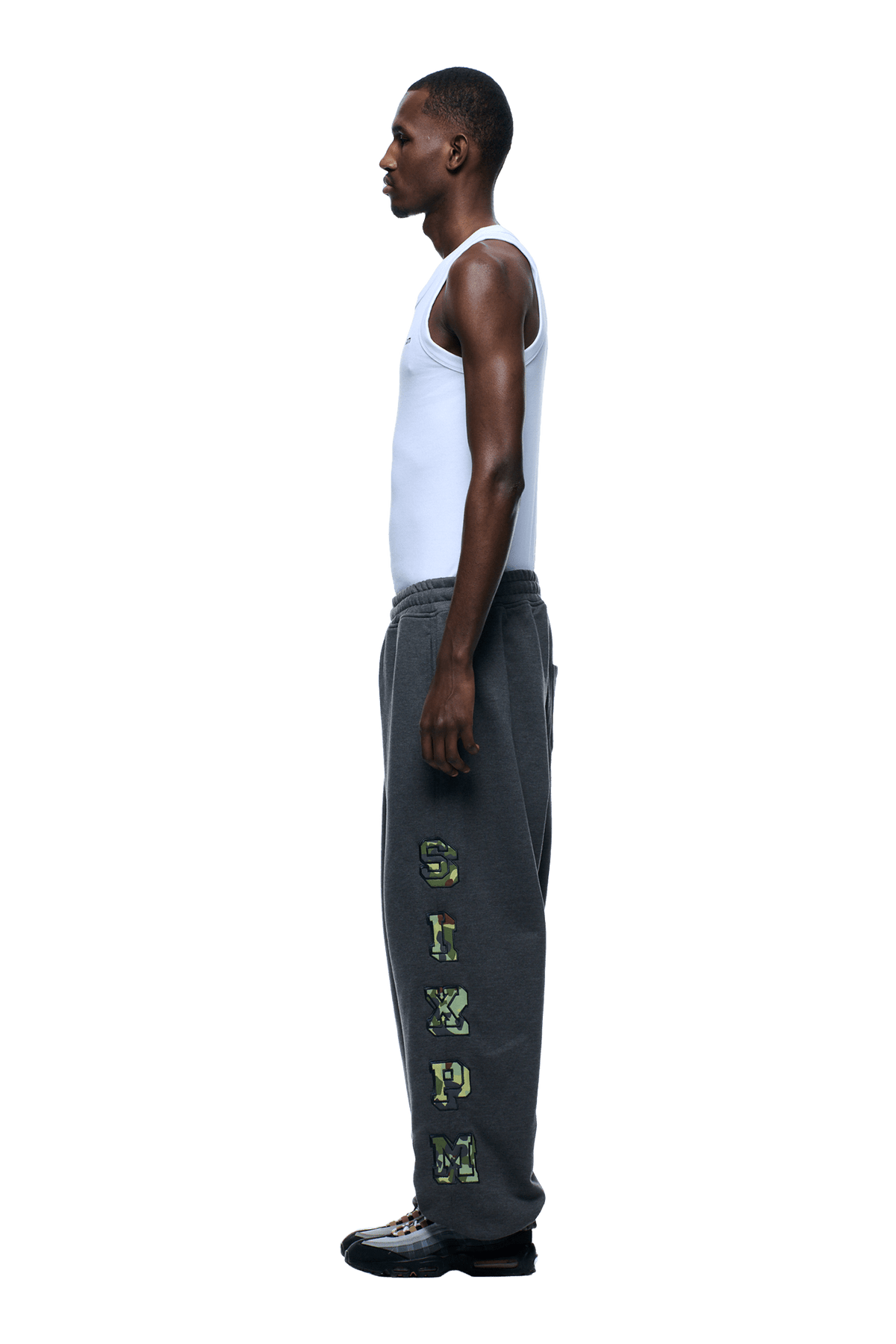 SUPER WIDE JOGGER GREY CAMO