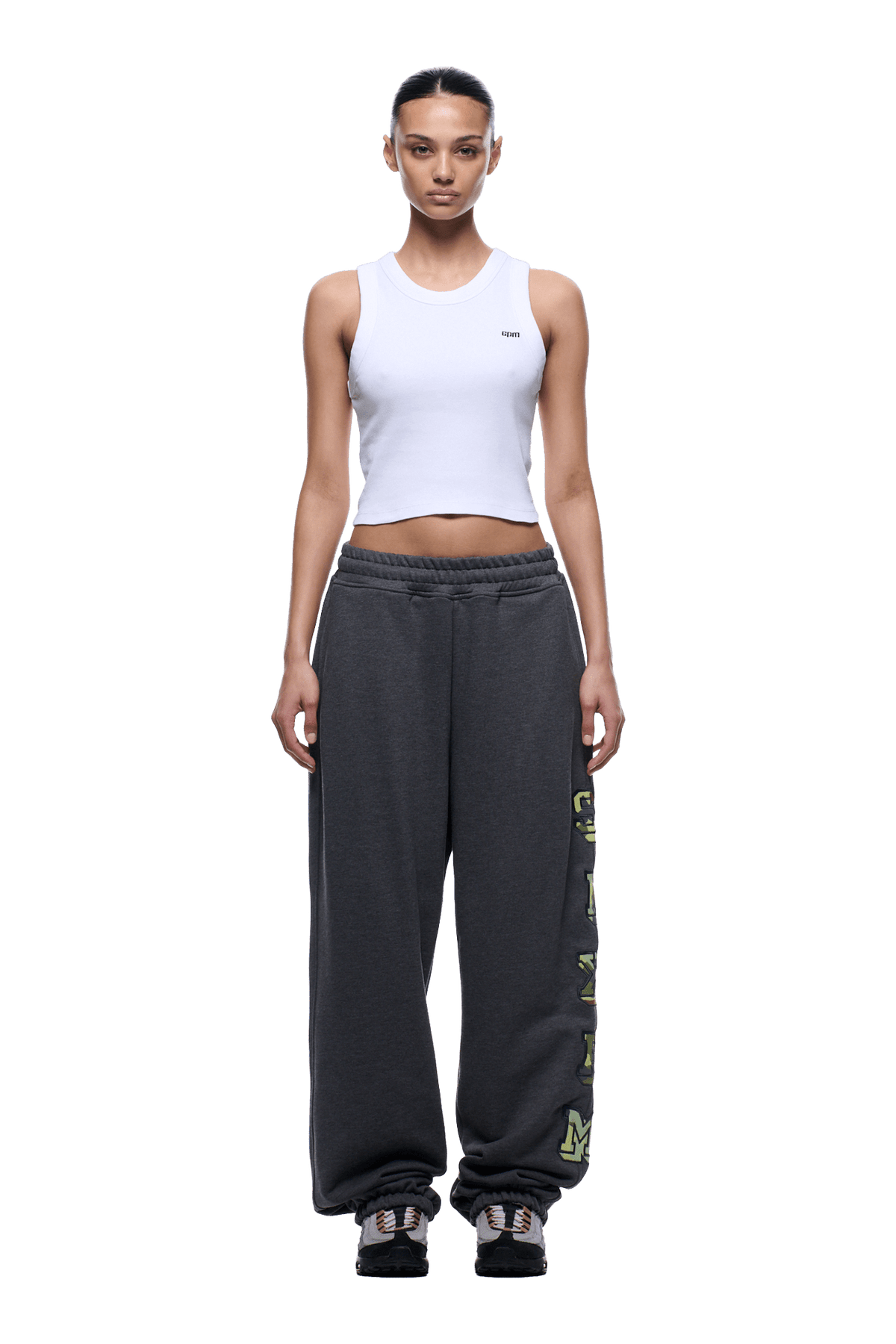 SUPER WIDE JOGGER GREY CAMO