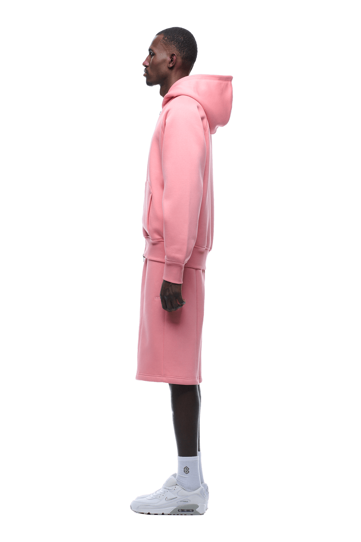 COVERLOCK ZIP HOODIE FLAMINGO PINK