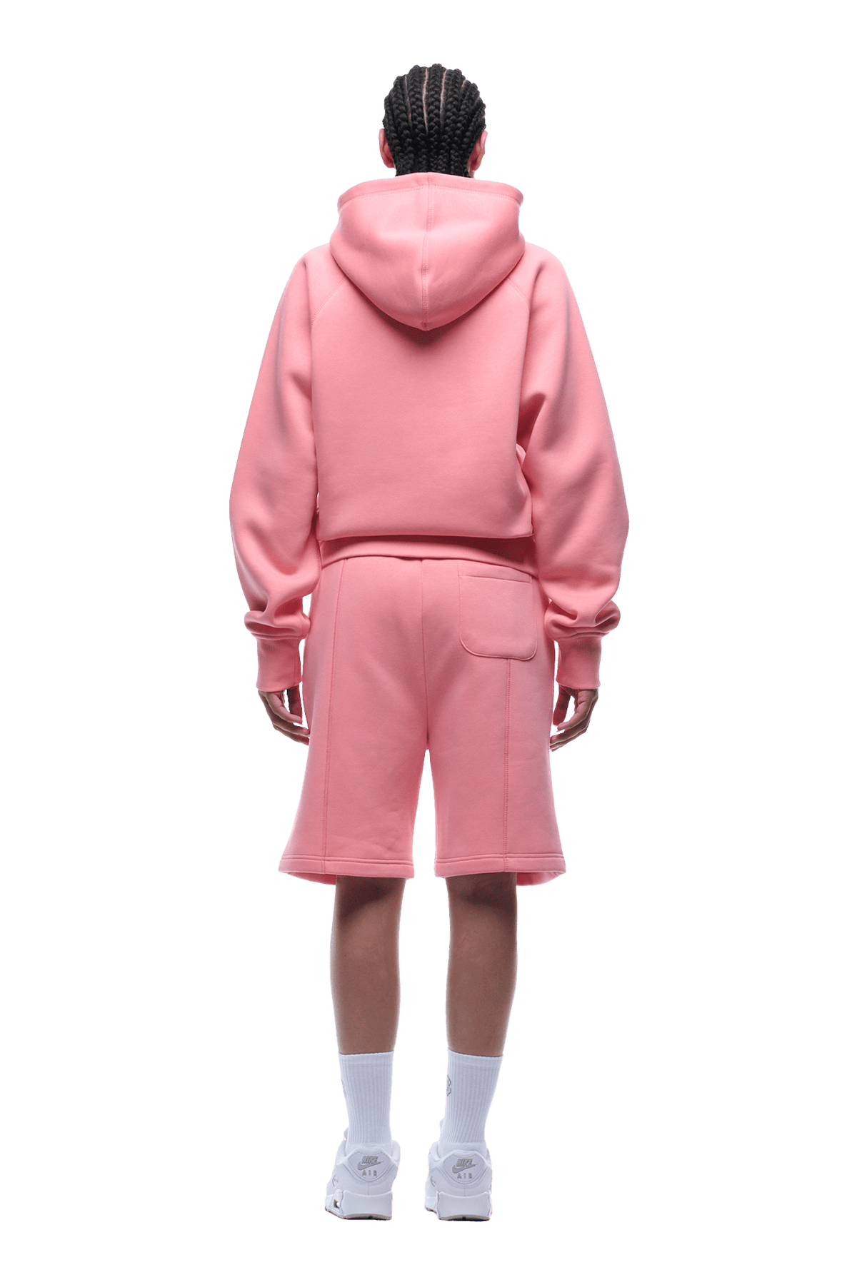 COVERLOCK ZIP HOODIE FLAMINGO PINK
