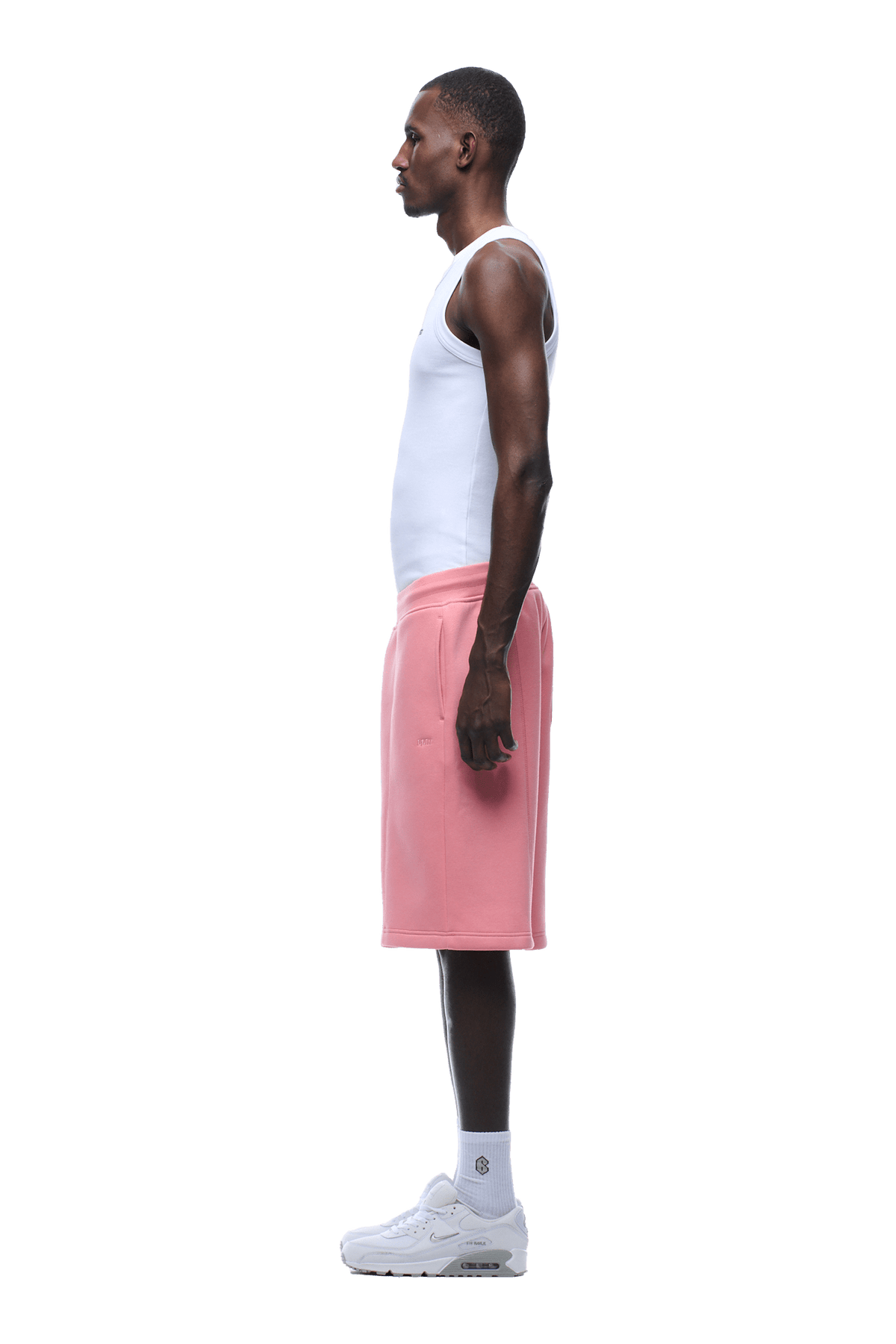 COVERLOCK SHORTS PINK