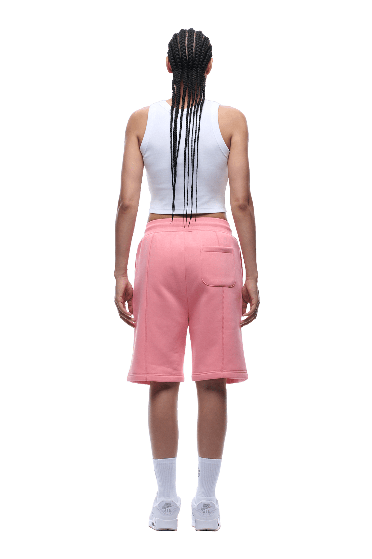 COVERLOCK SHORTS PINK