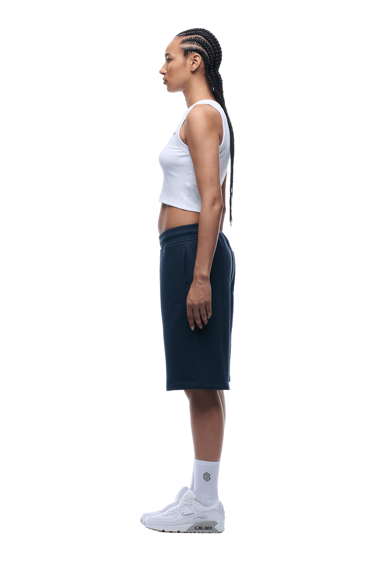 COVERLOCK SHORTS NAVY