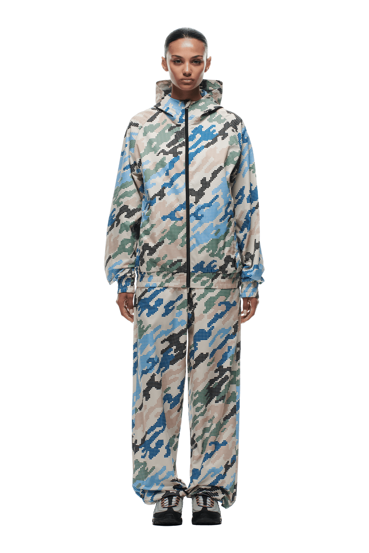 DOT CAMO TRACK JACKET