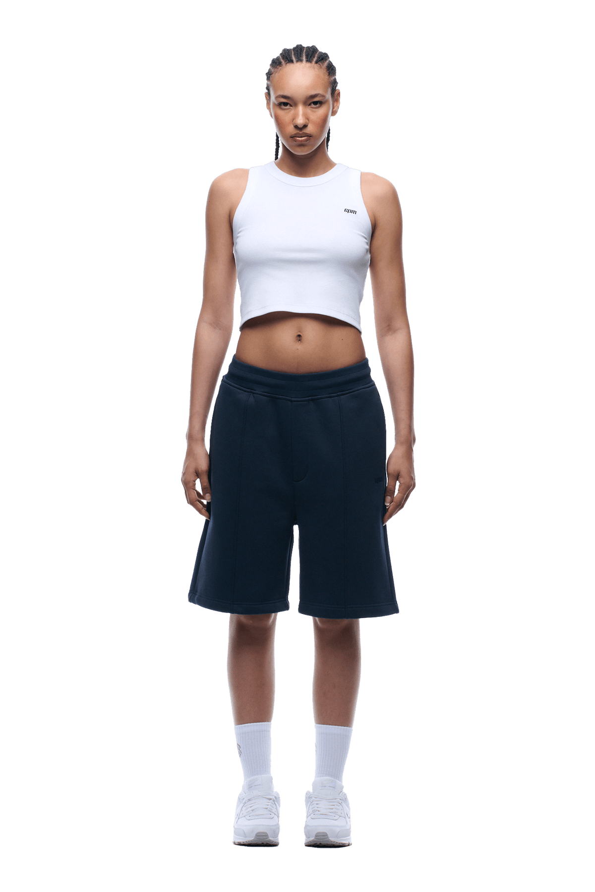 COVERLOCK SHORTS NAVY