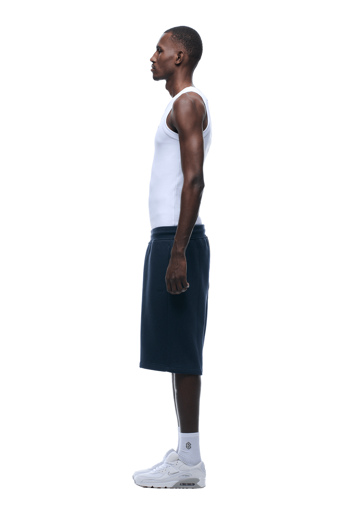 COVERLOCK SHORTS NAVY