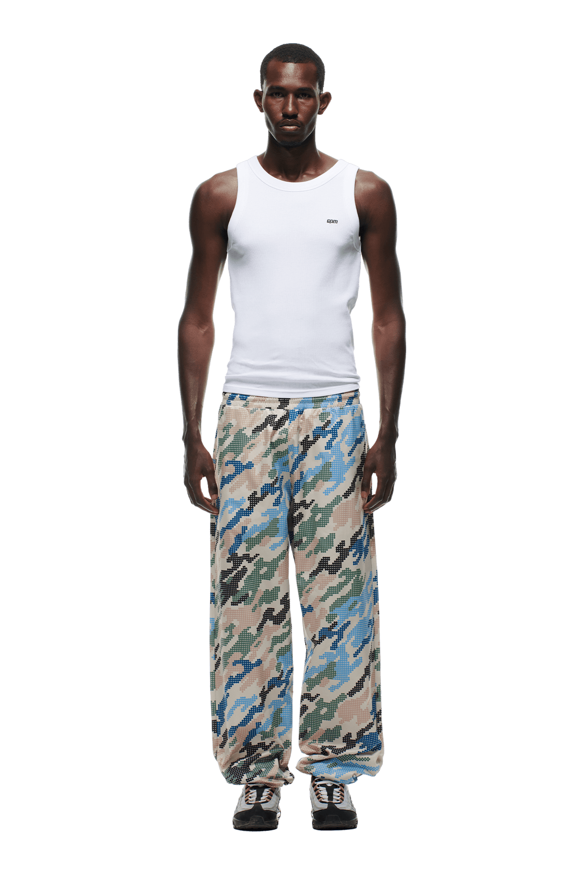 DOT CAMO TRACK PANTS