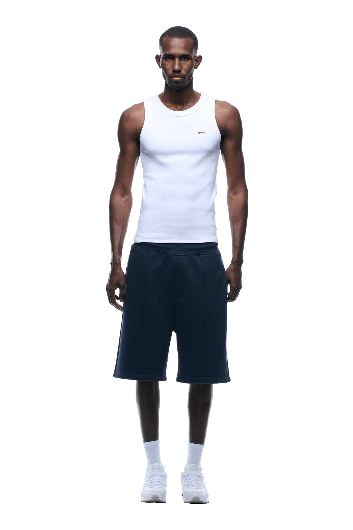 COVERLOCK SHORTS NAVY