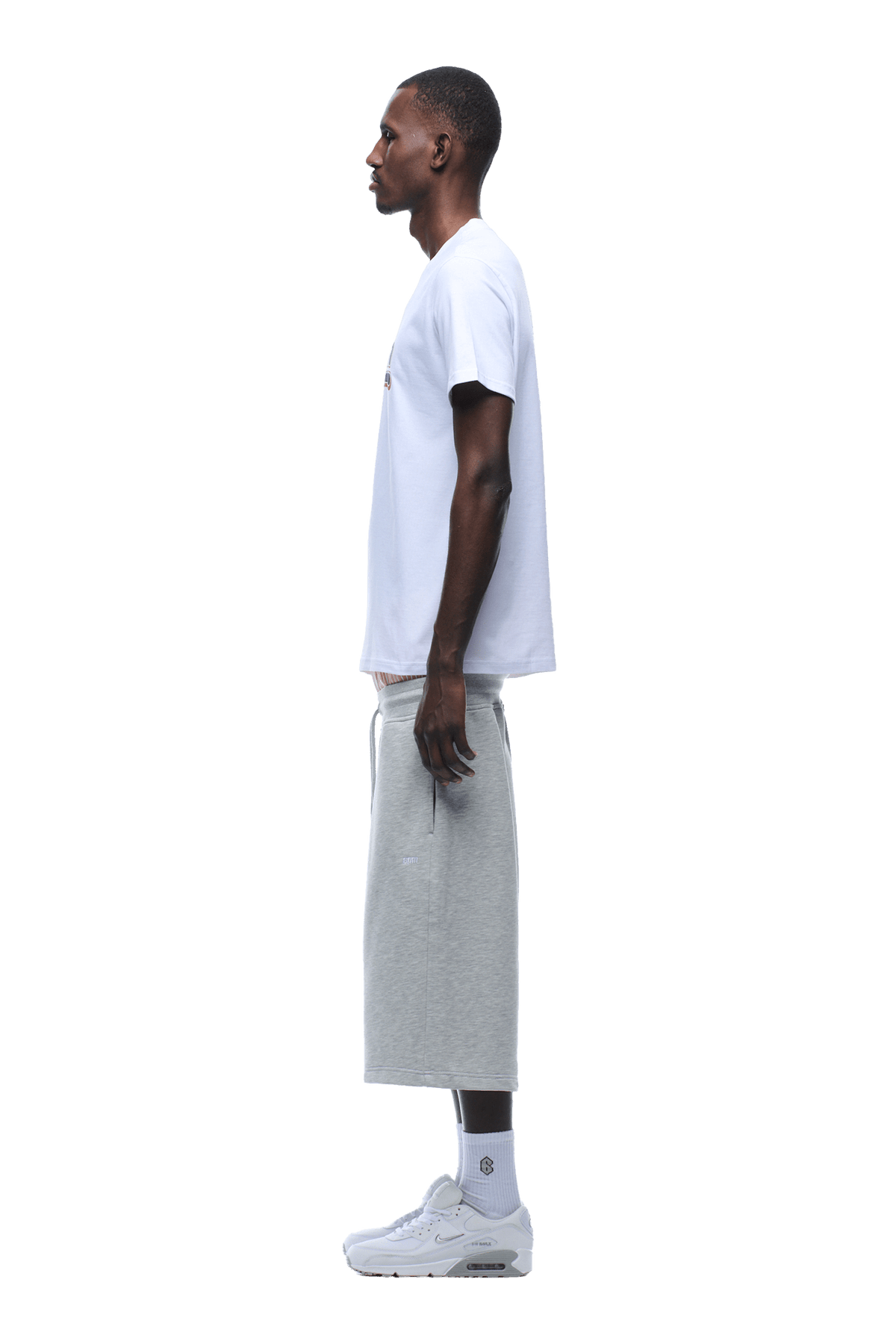 CLEAN EDGE WAVE TEE WHITE