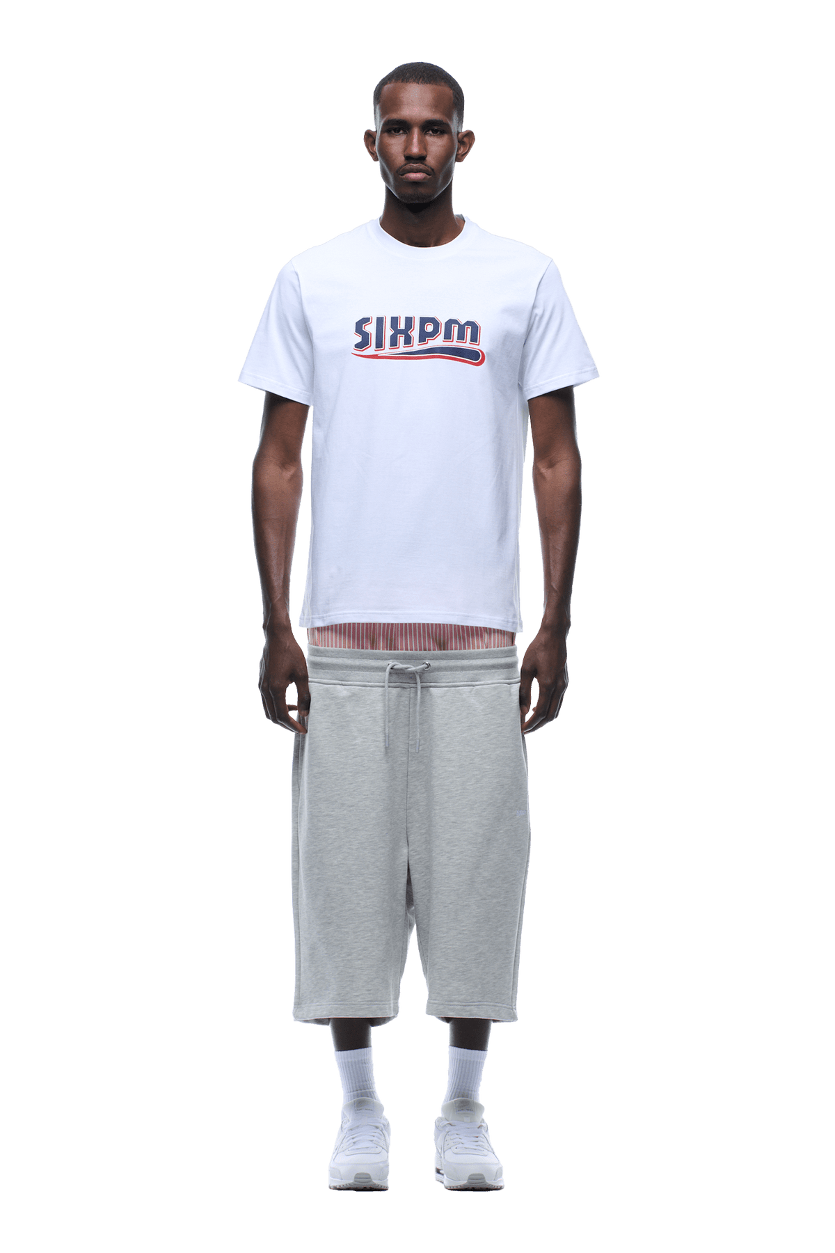 CLEAN EDGE WAVE TEE WHITE