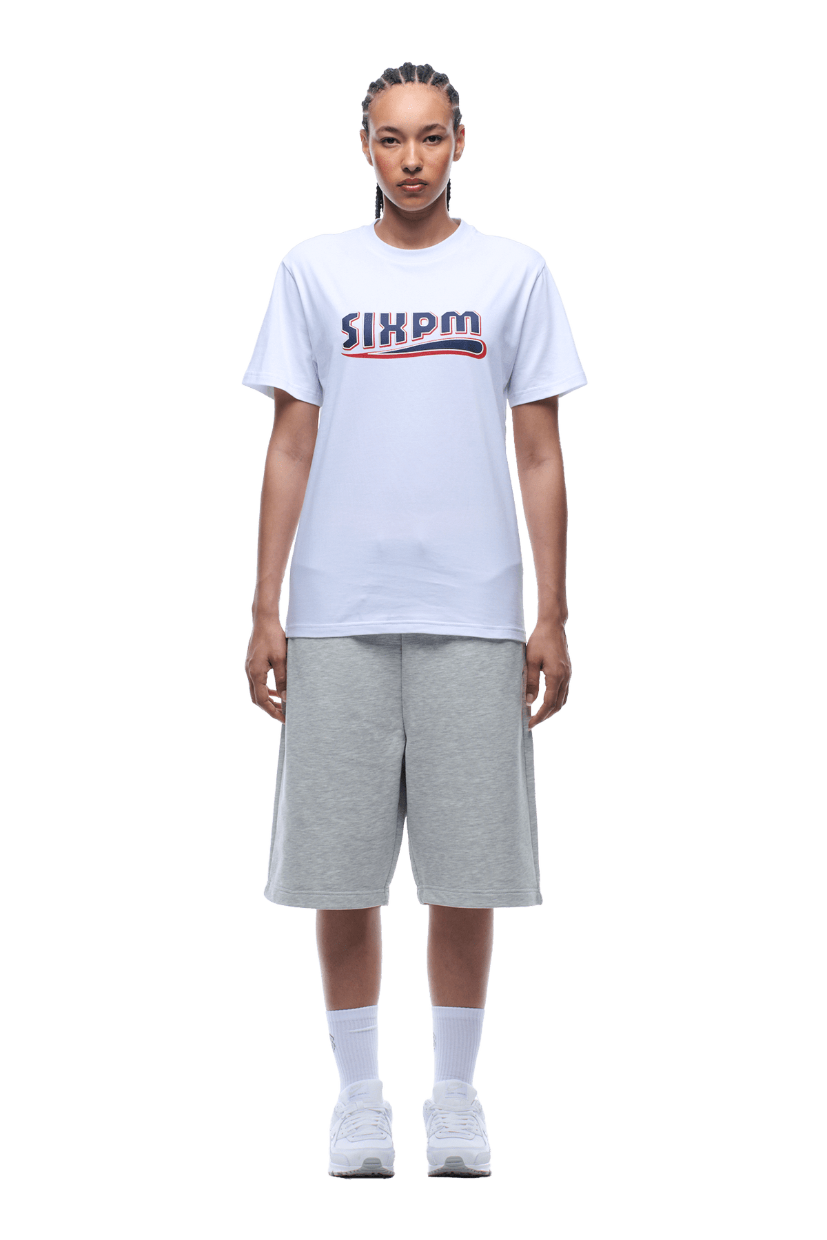 CLEAN EDGE WAVE TEE WHITE