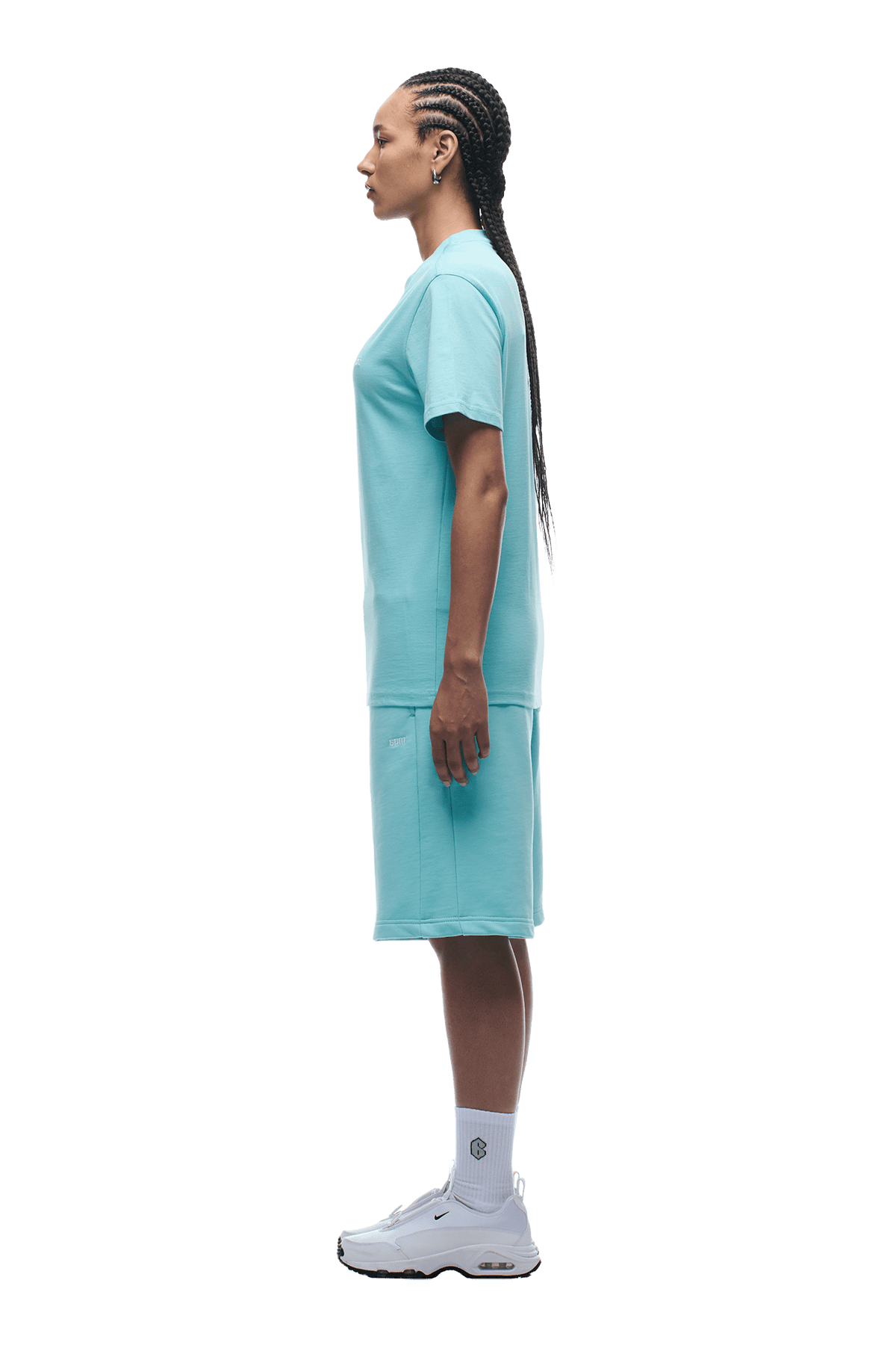 T-SHIRT REGULAR FIT TURQUOISE
