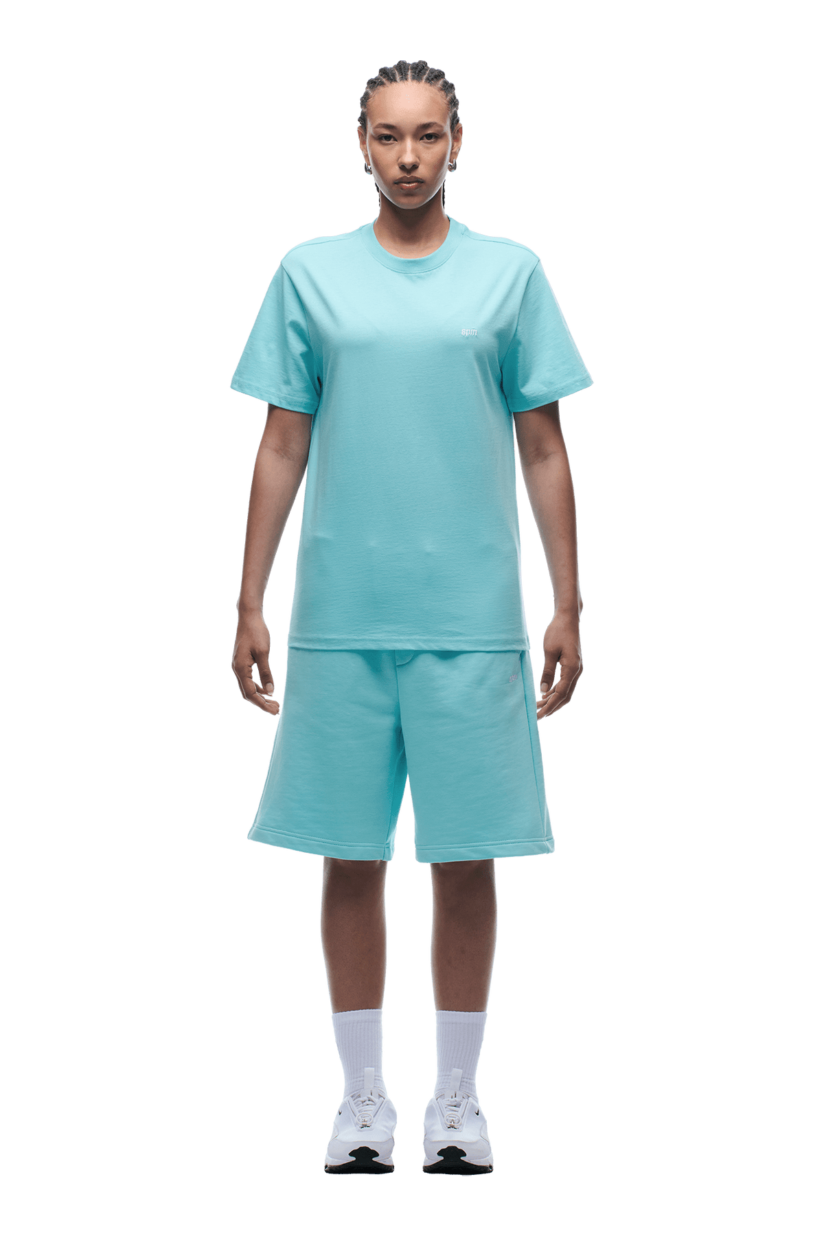 T-SHIRT REGULAR FIT TURQUOISE