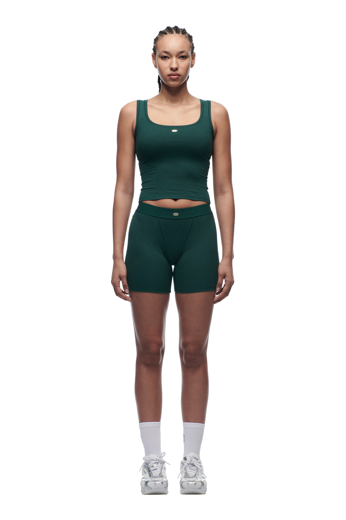 WMNS BOXER SHORTS EVERGREEN