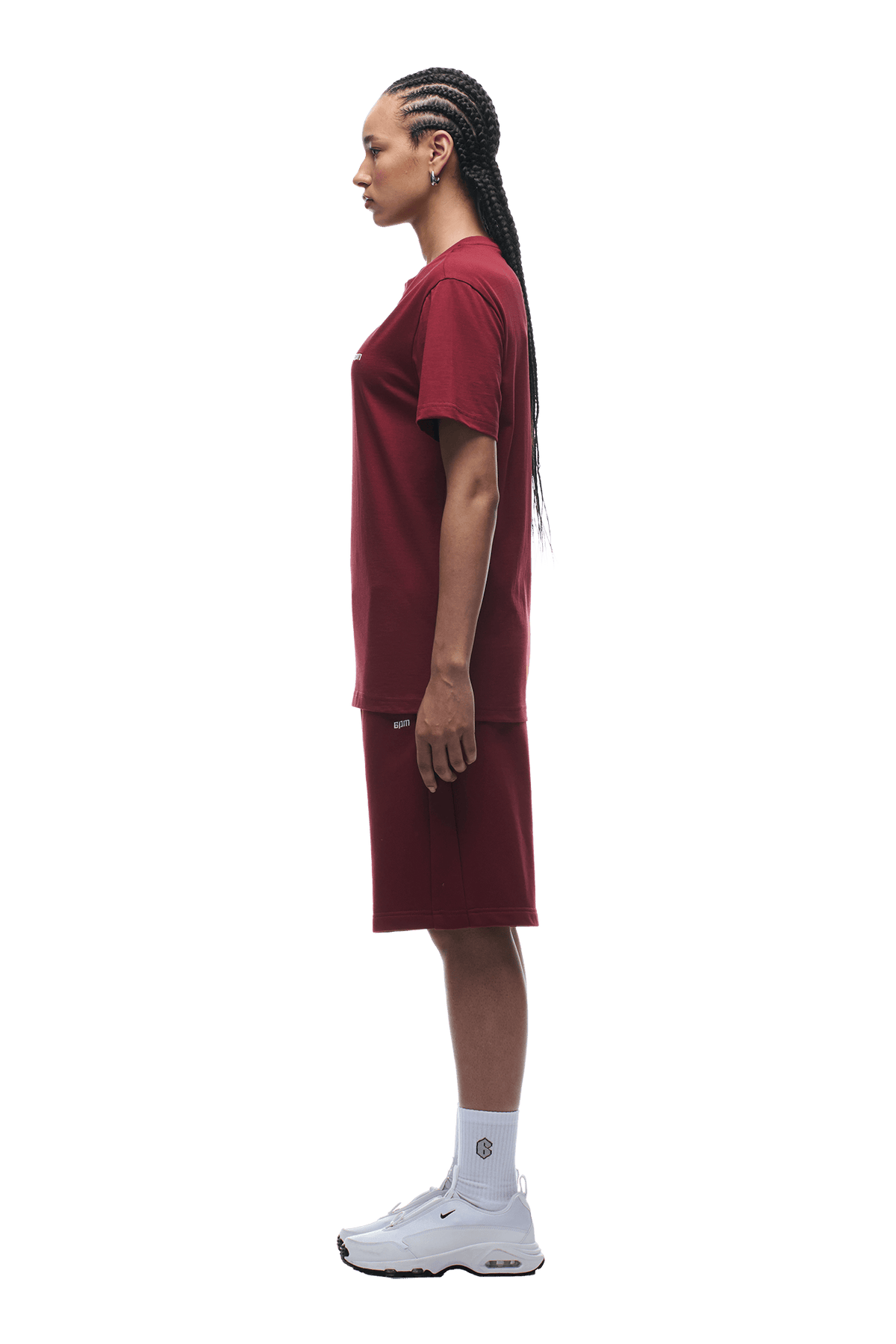 T-SHIRT REGULAR FIT WINE RED